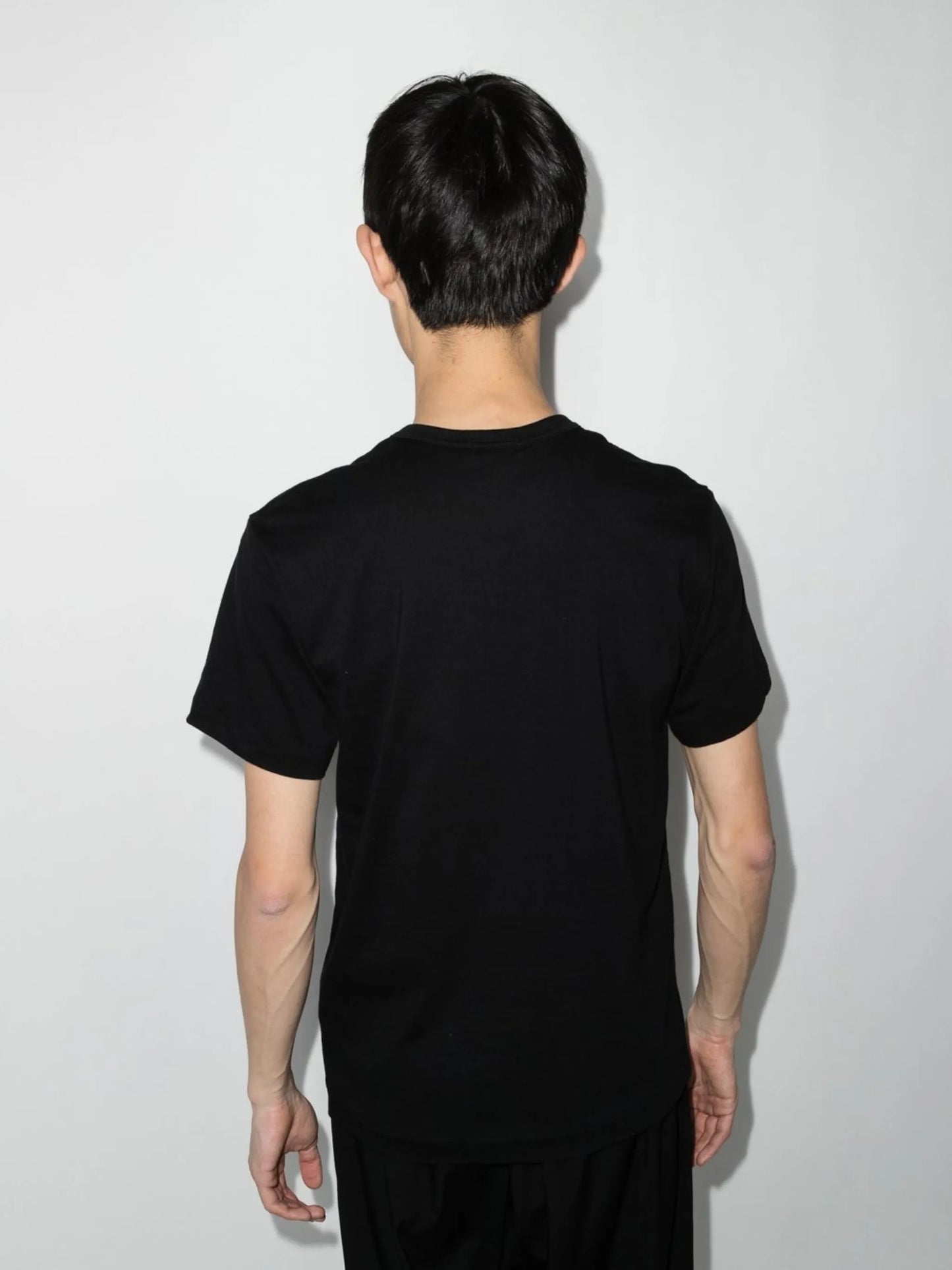floral-embroidered cotton T-shirt