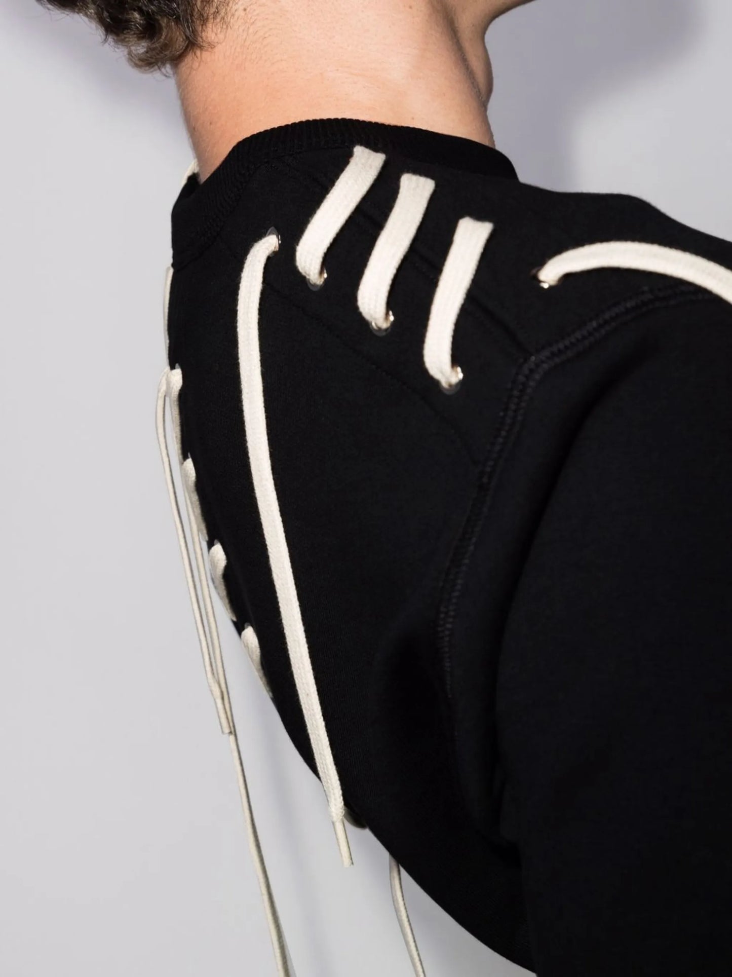 shoelace-detail sweatshirt