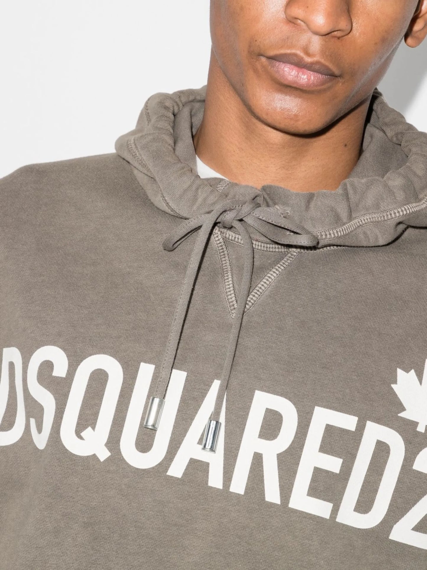 One Life rib-trimmed hoodie