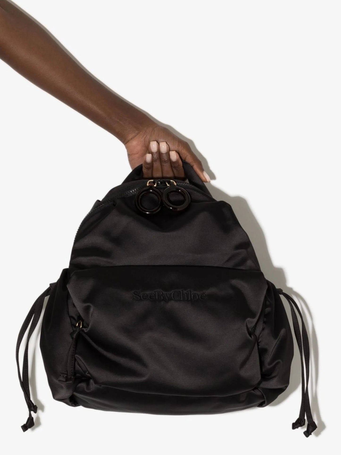 Tilly satin backpack