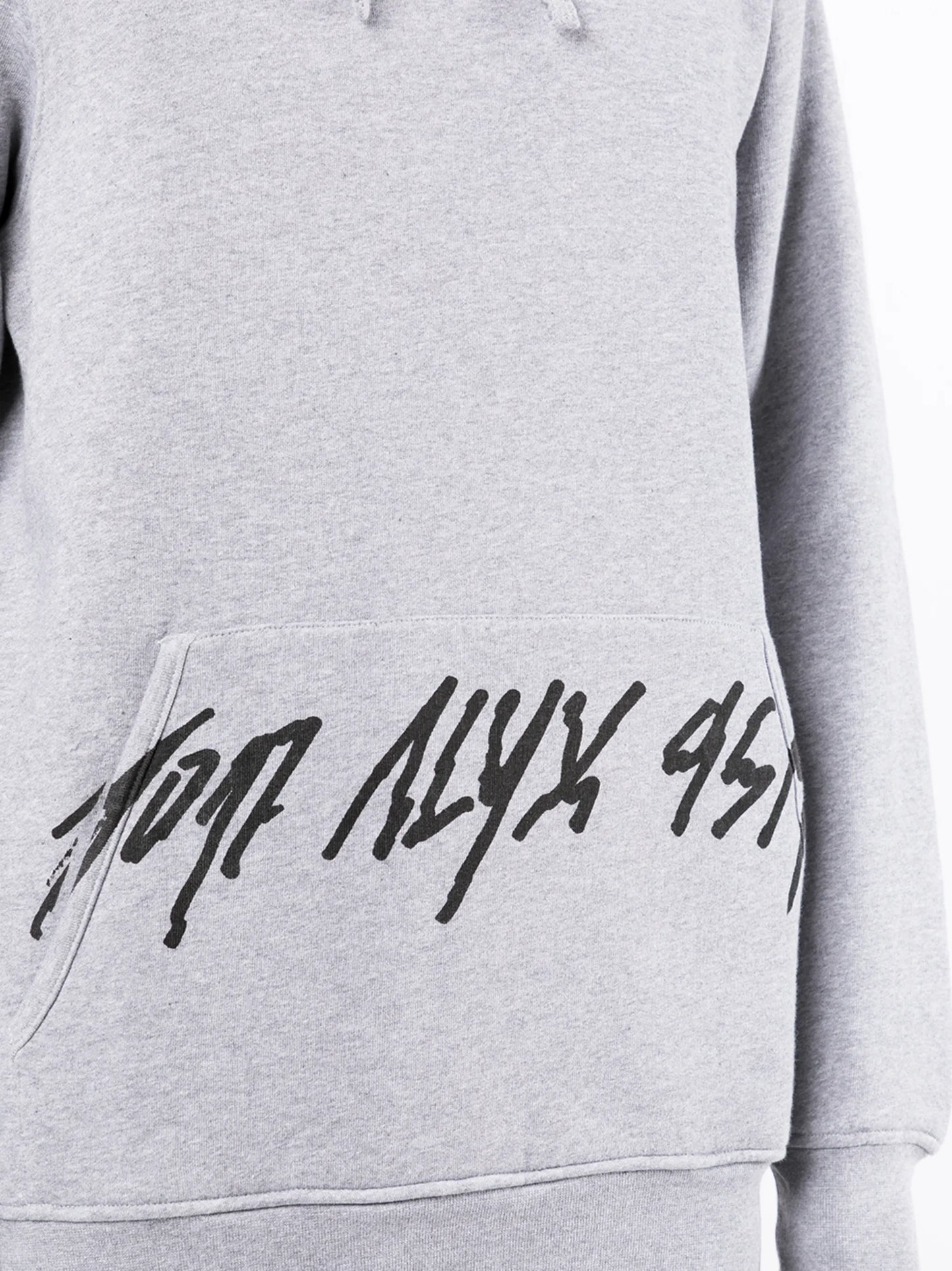 logo-print drawstring hoodie