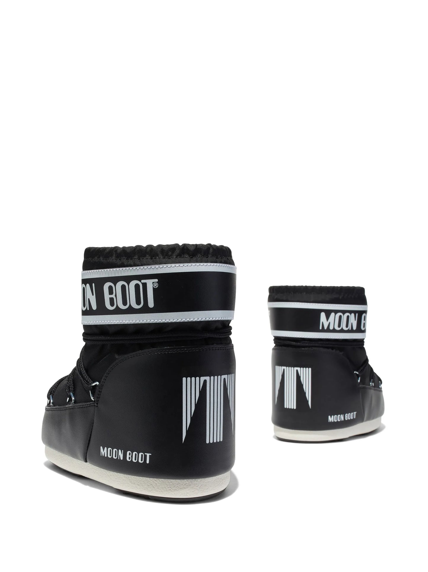 logo-print lace-up ankle boots