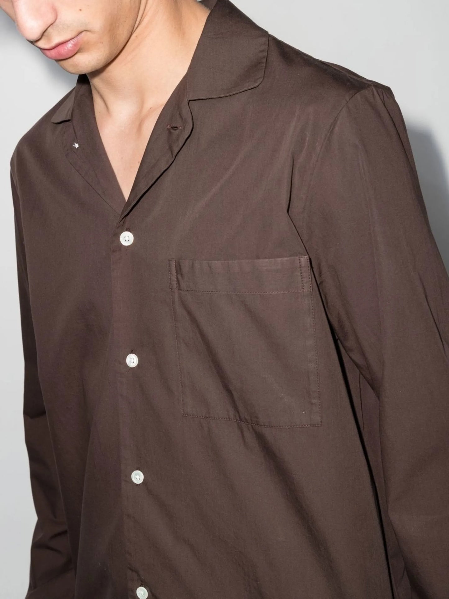 long-sleeve pyjama shirt
