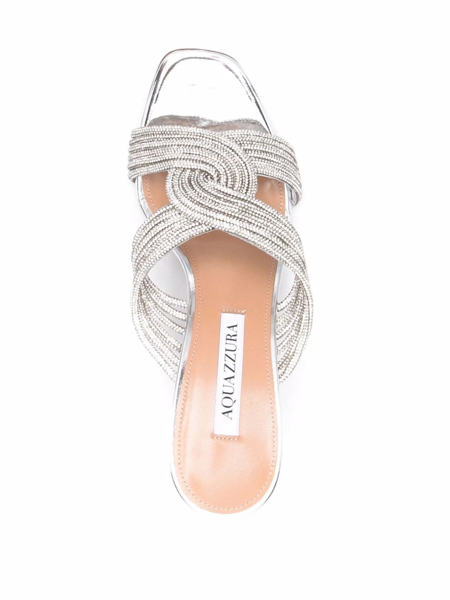 woven-detail high-heel sandals