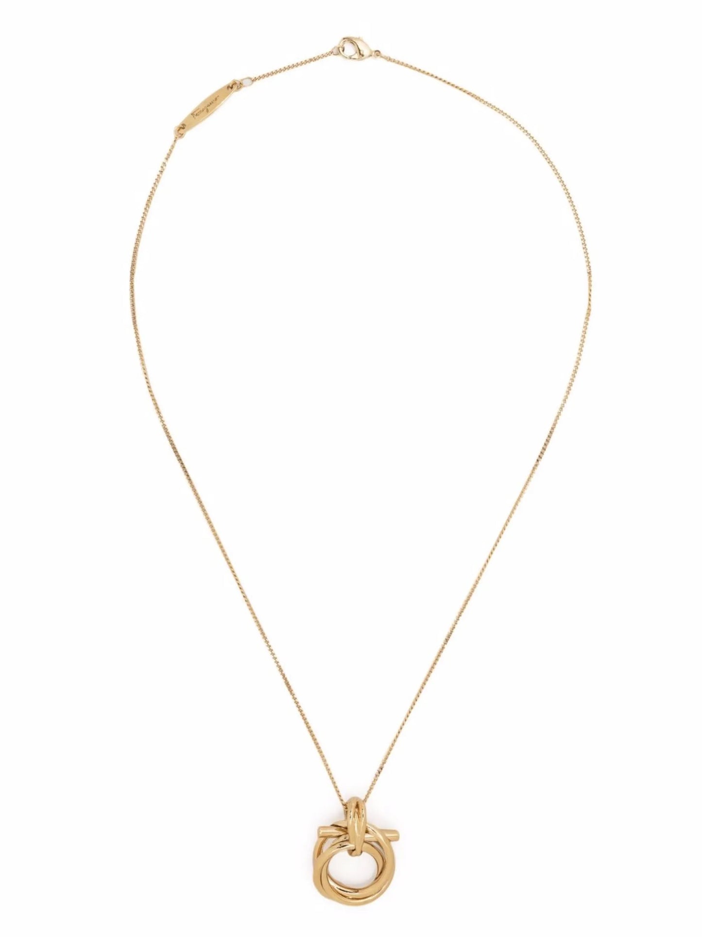Gancini pendant necklace