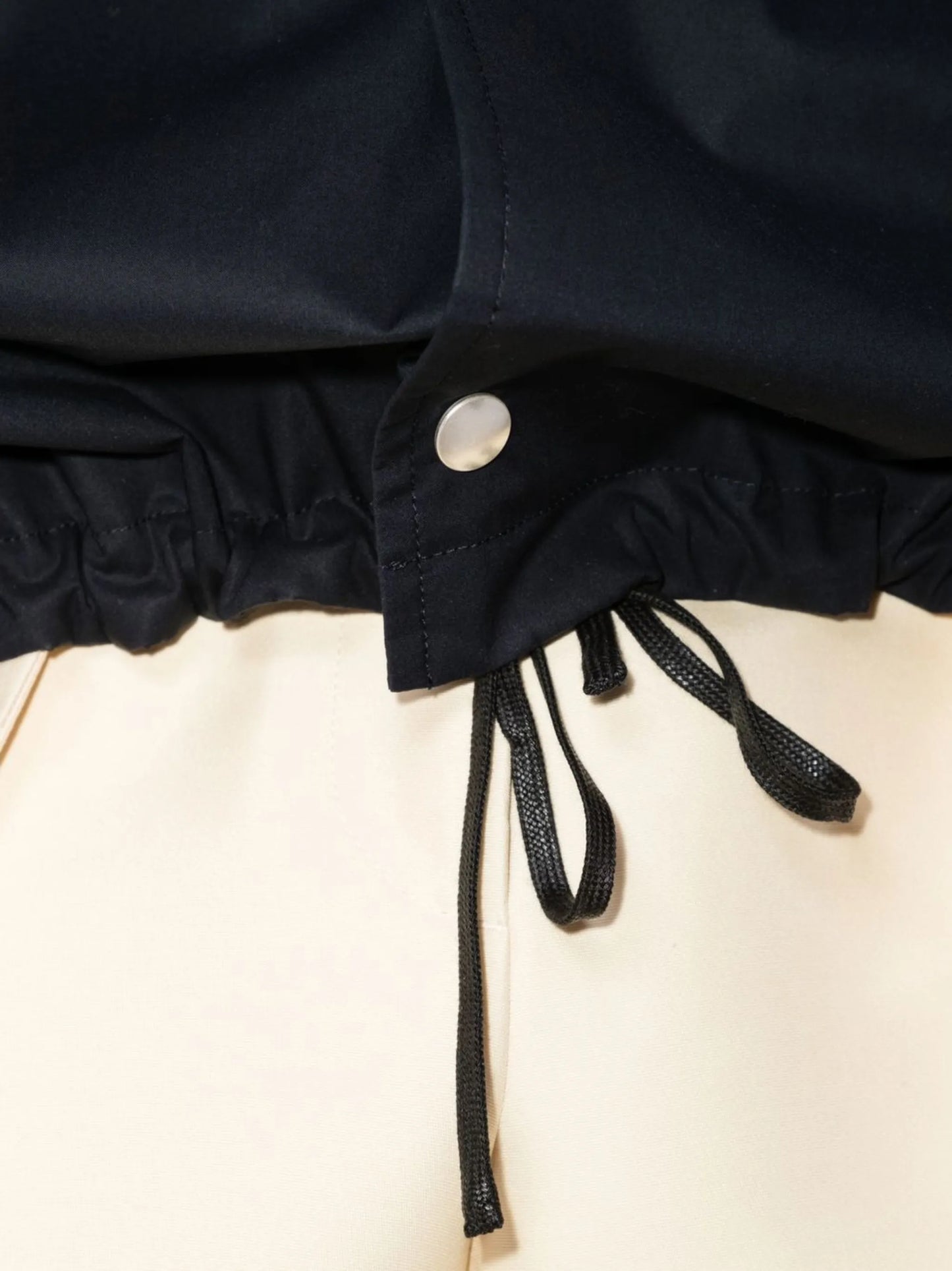 logo-print drawstring jacket