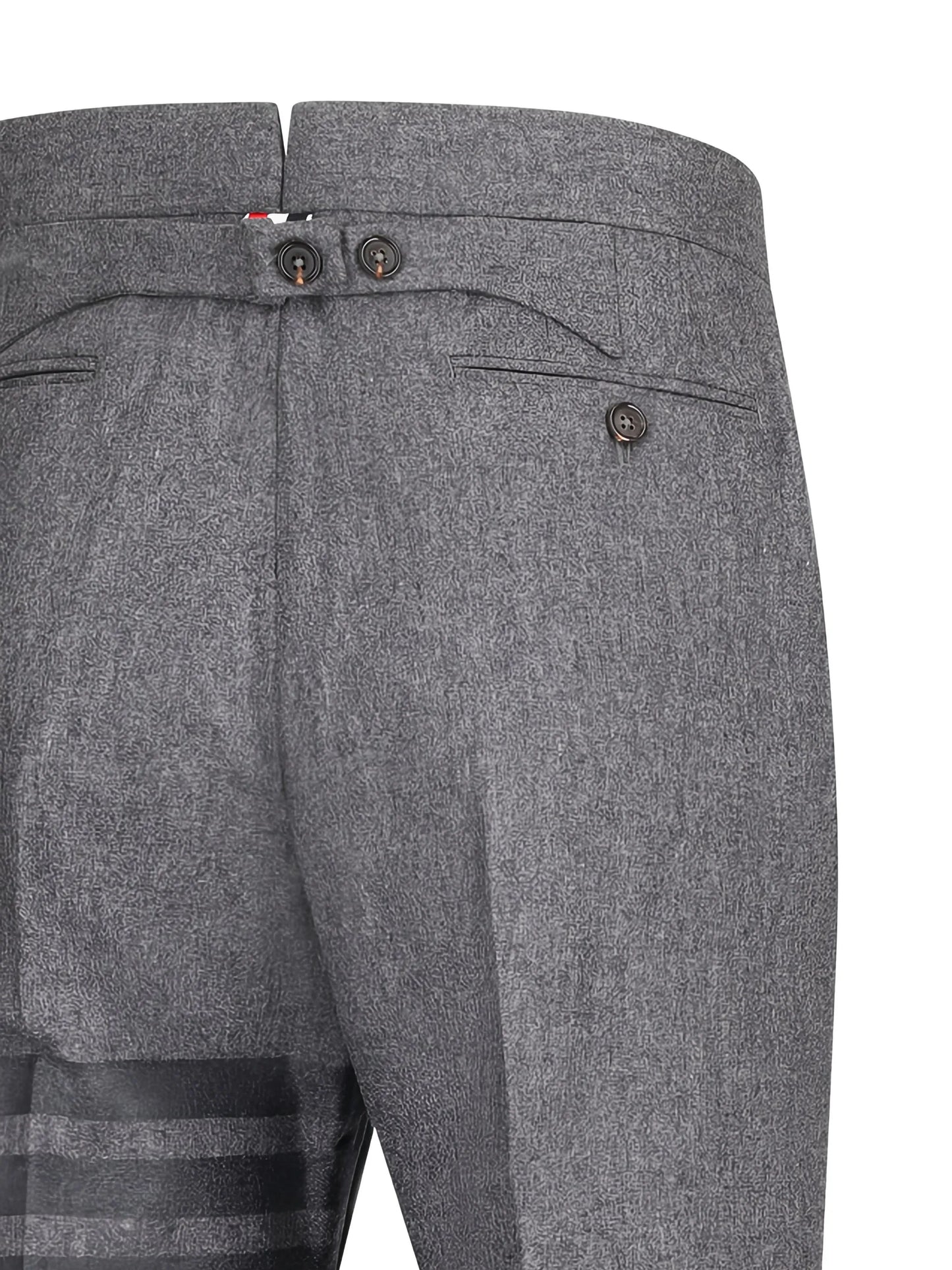 tonal 4-Bar flannel trousers
