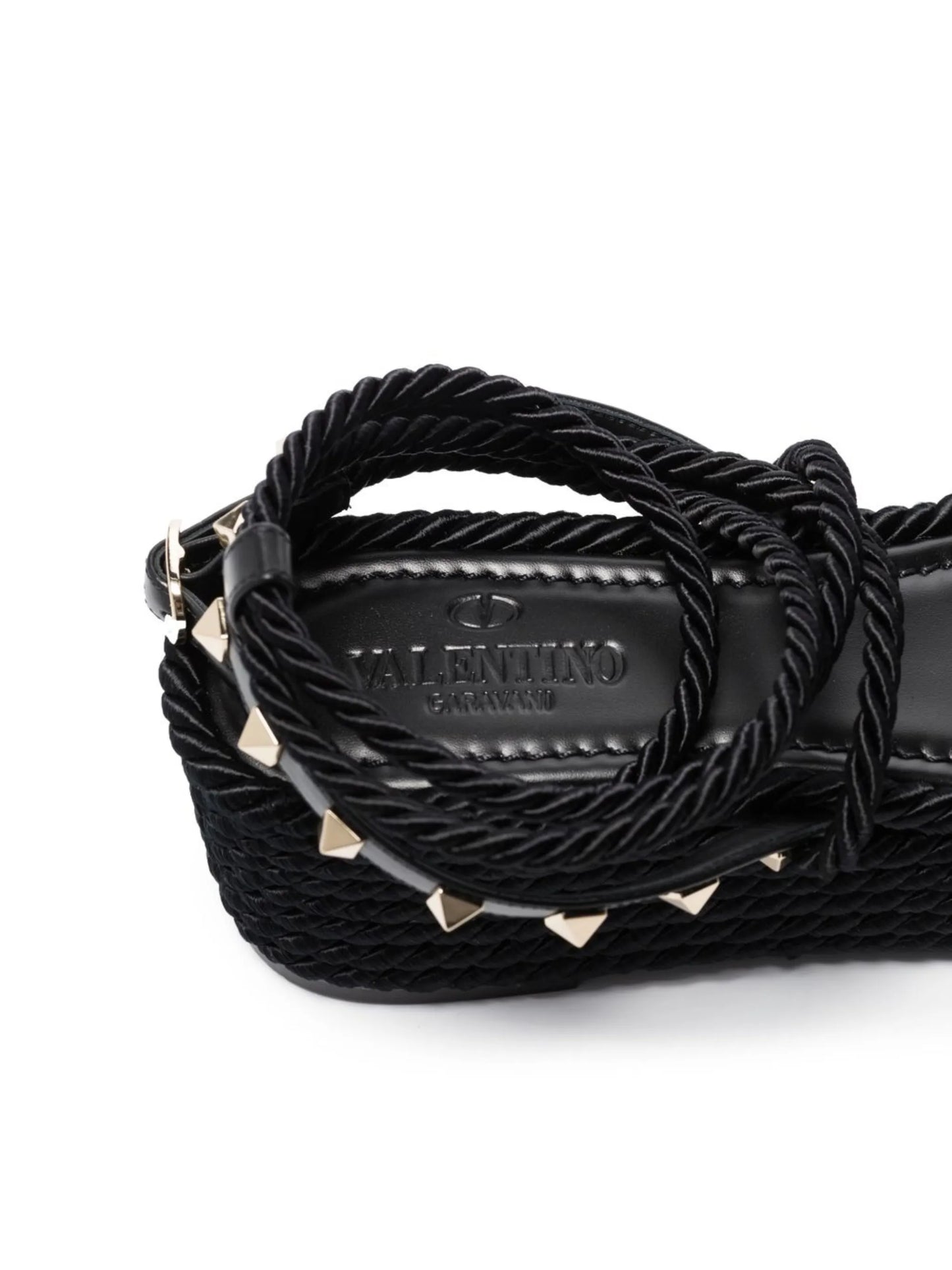 Rockstud platform sandals