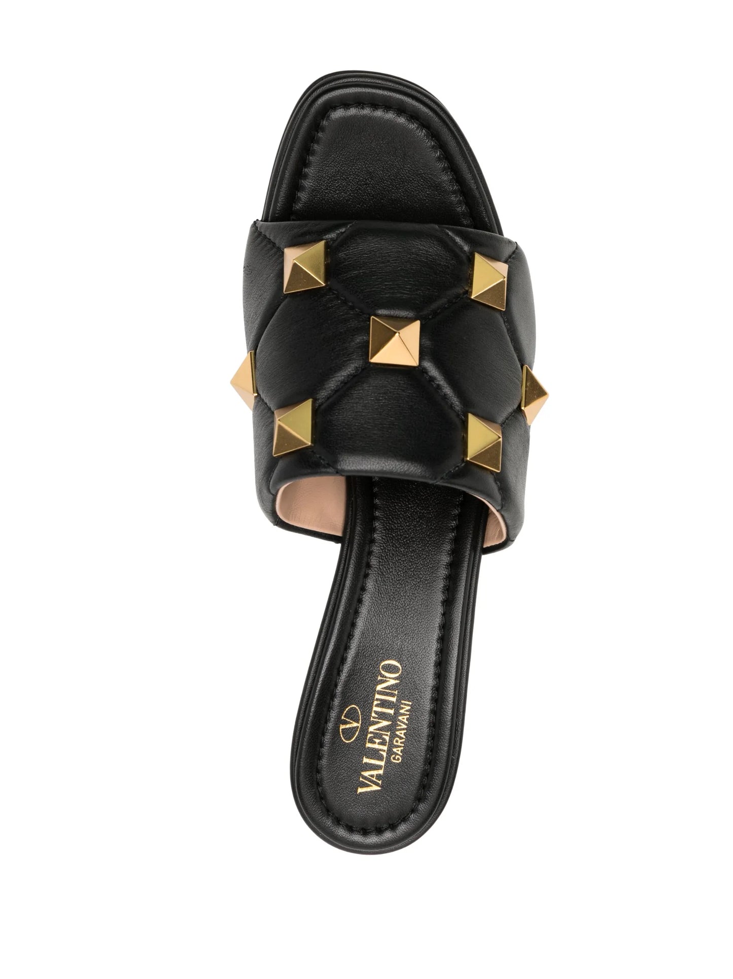 Roman Stud 65mm leather mules