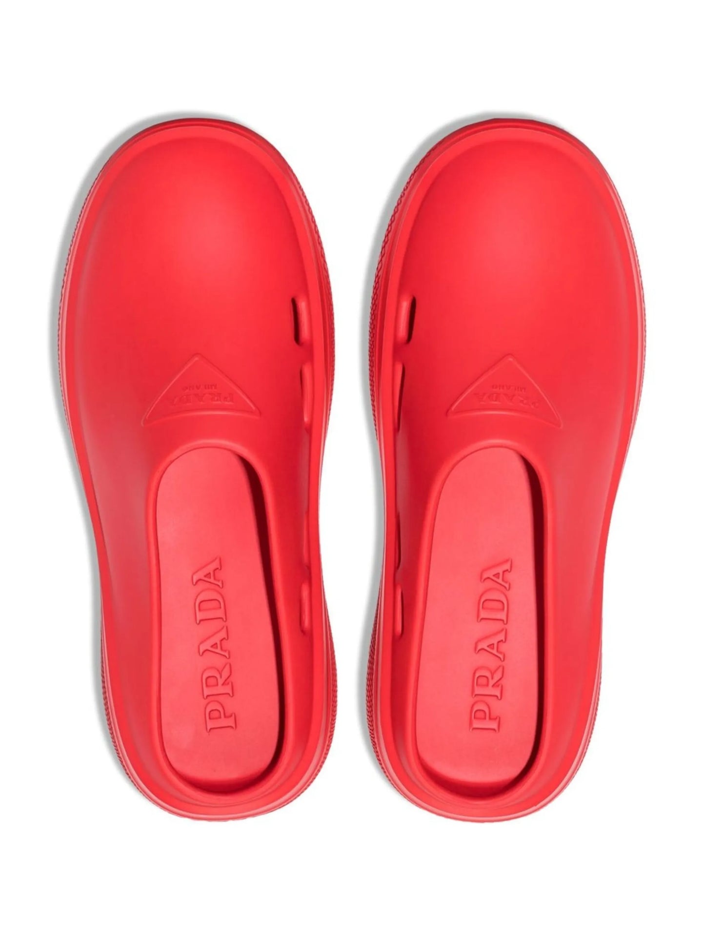 logo slip-on backless slides