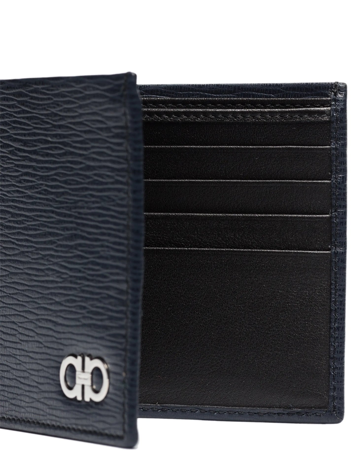 Gancini leather wallet