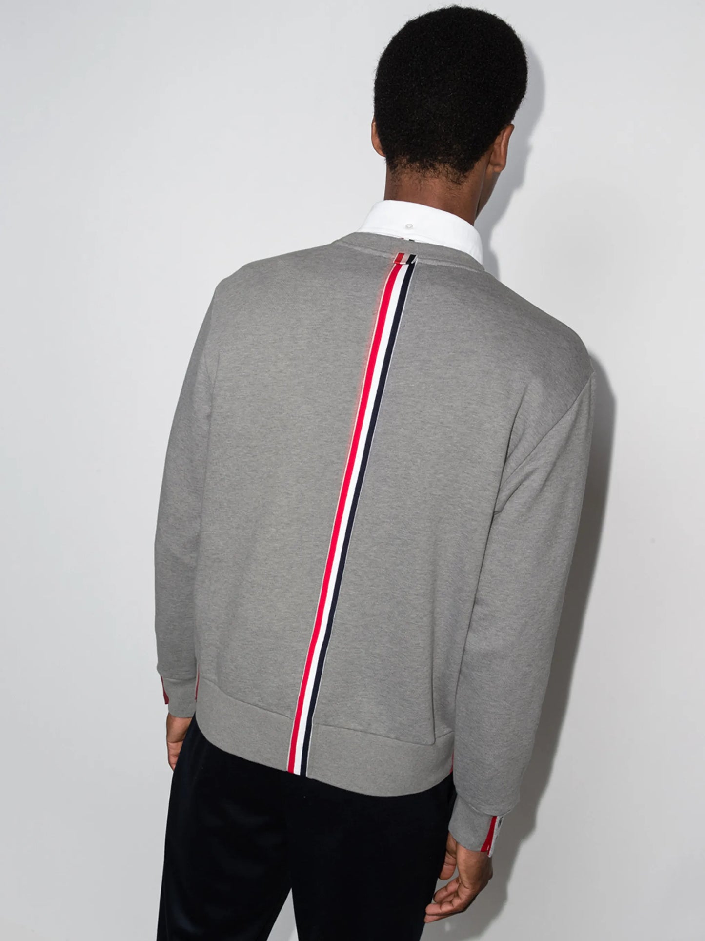 RWB stripe cotton sweatshirt