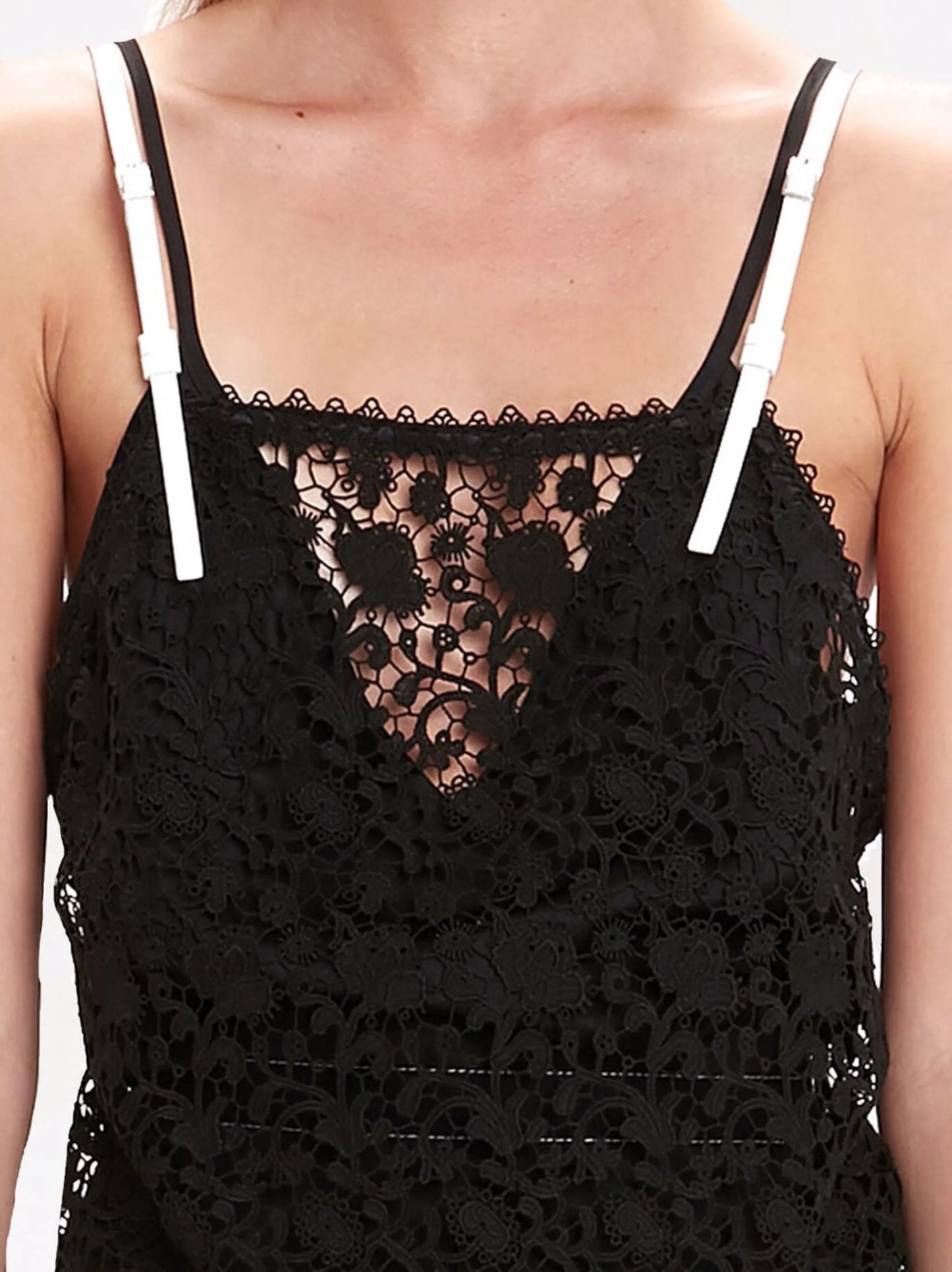 floral-lace cami top