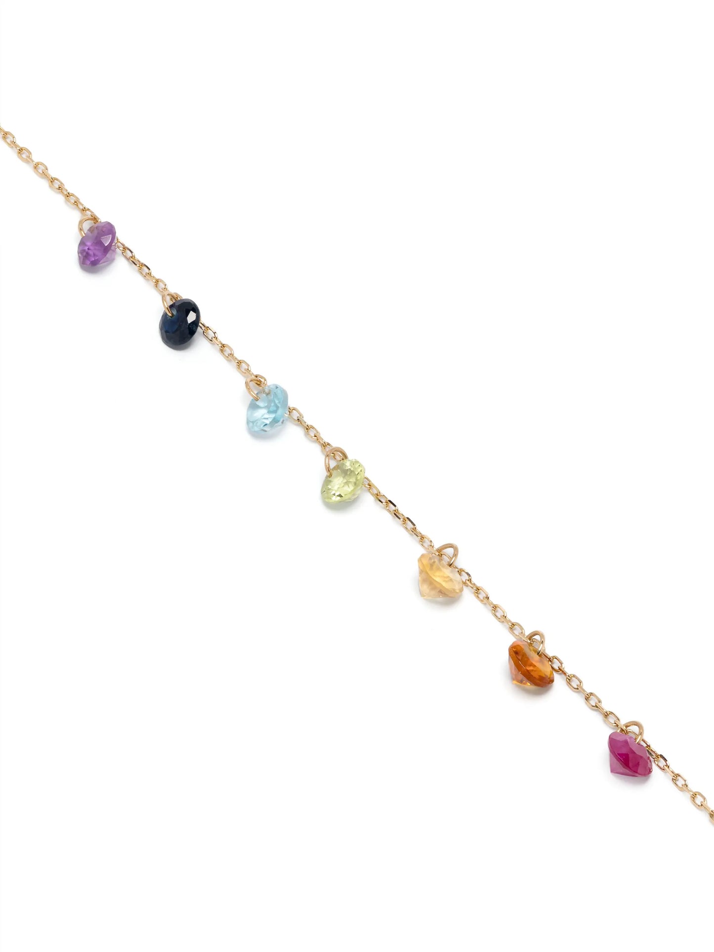 18kt yellow gold Chakras sapphire bracelet