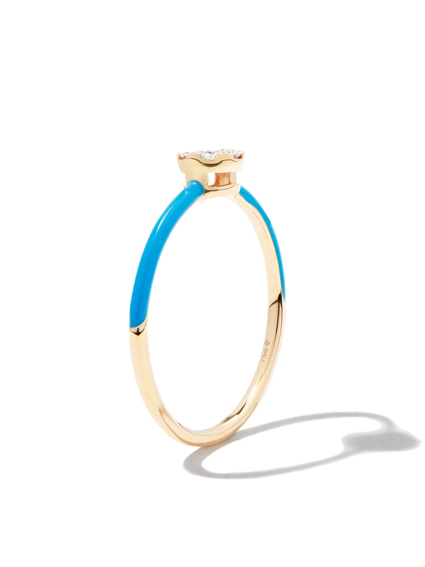 18kt yellow gold Imagine diamond ring