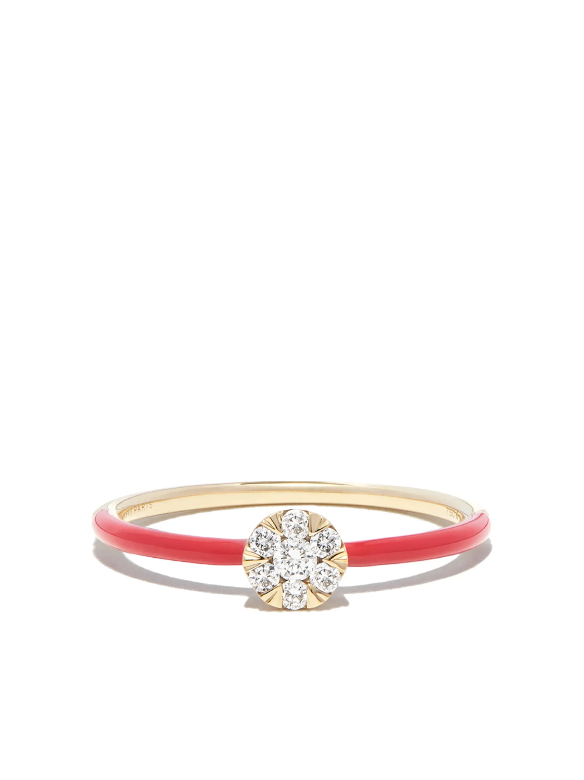 18kt yellow gold Imagine diamond ring