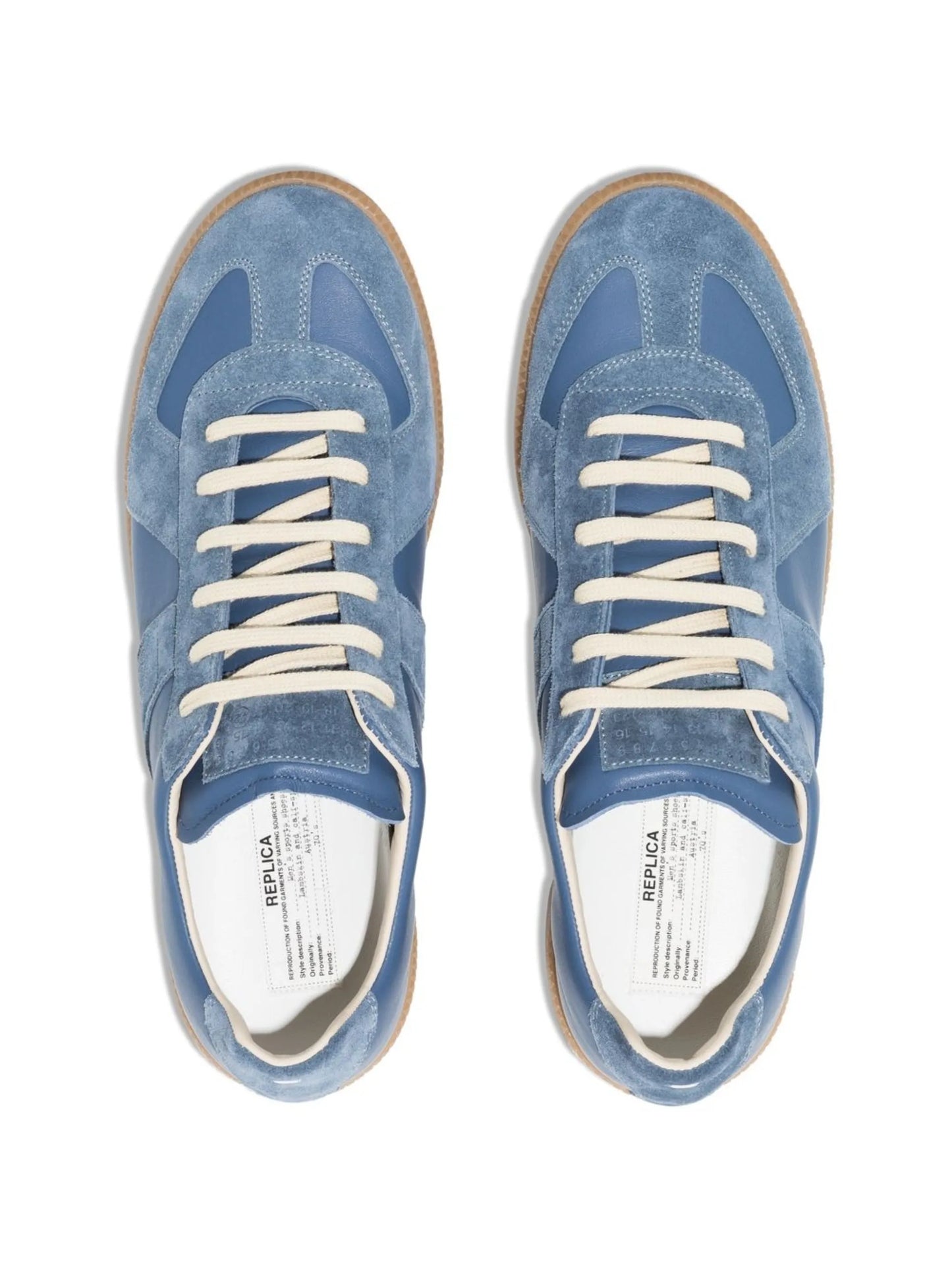 Replica low-top leather sneakers