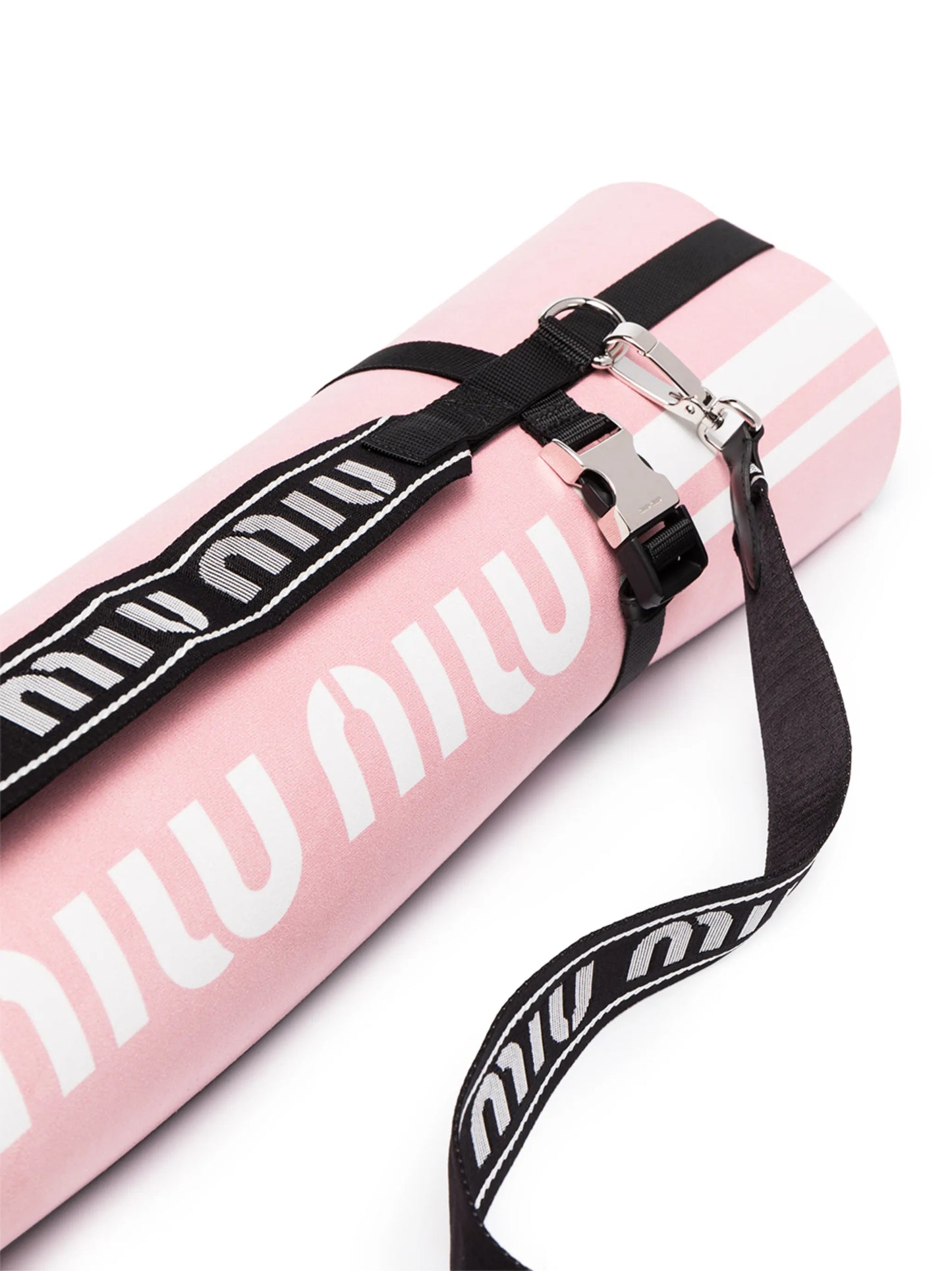 logo-print yoga mat
