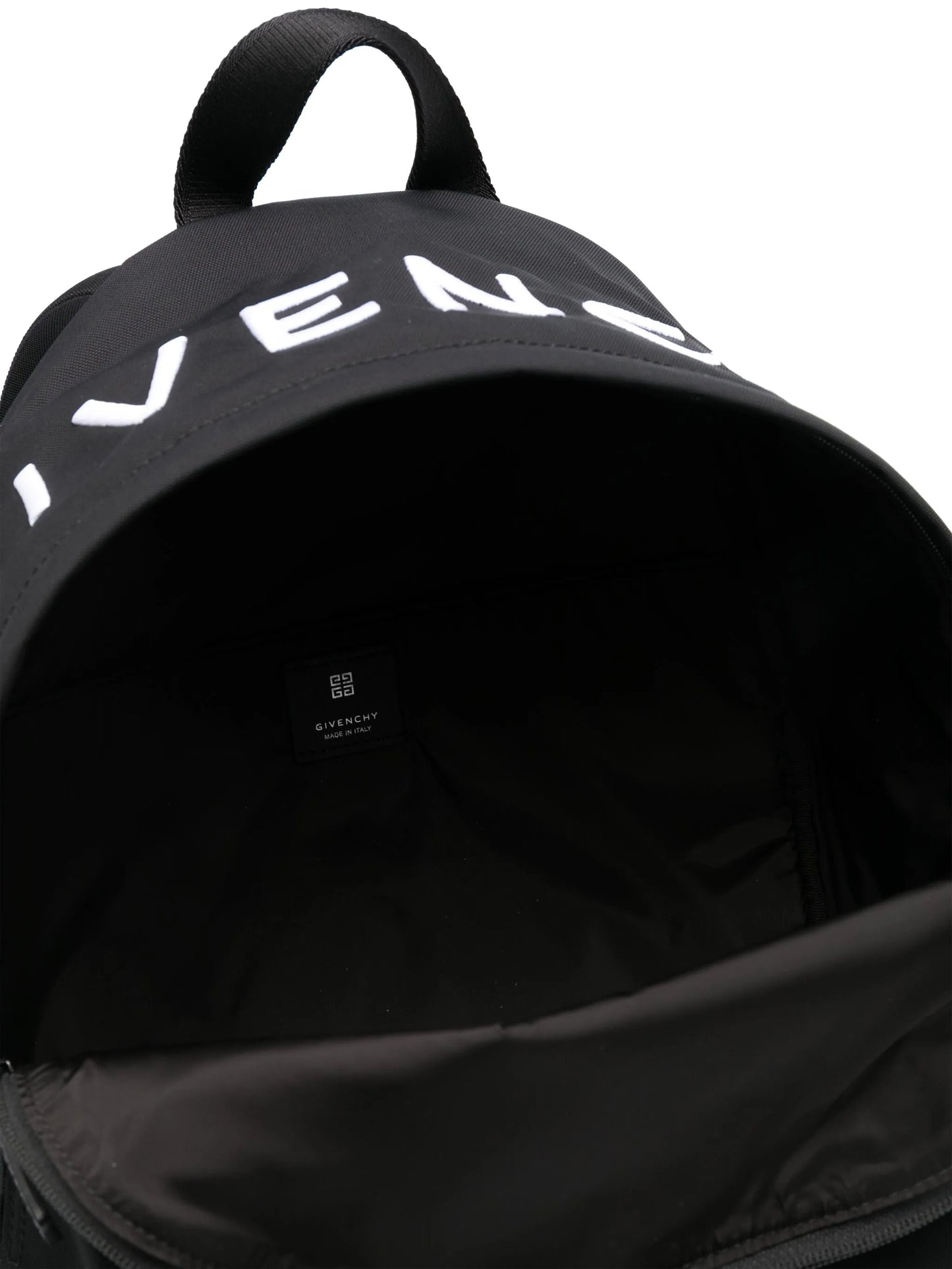 embroidered-logo backpack