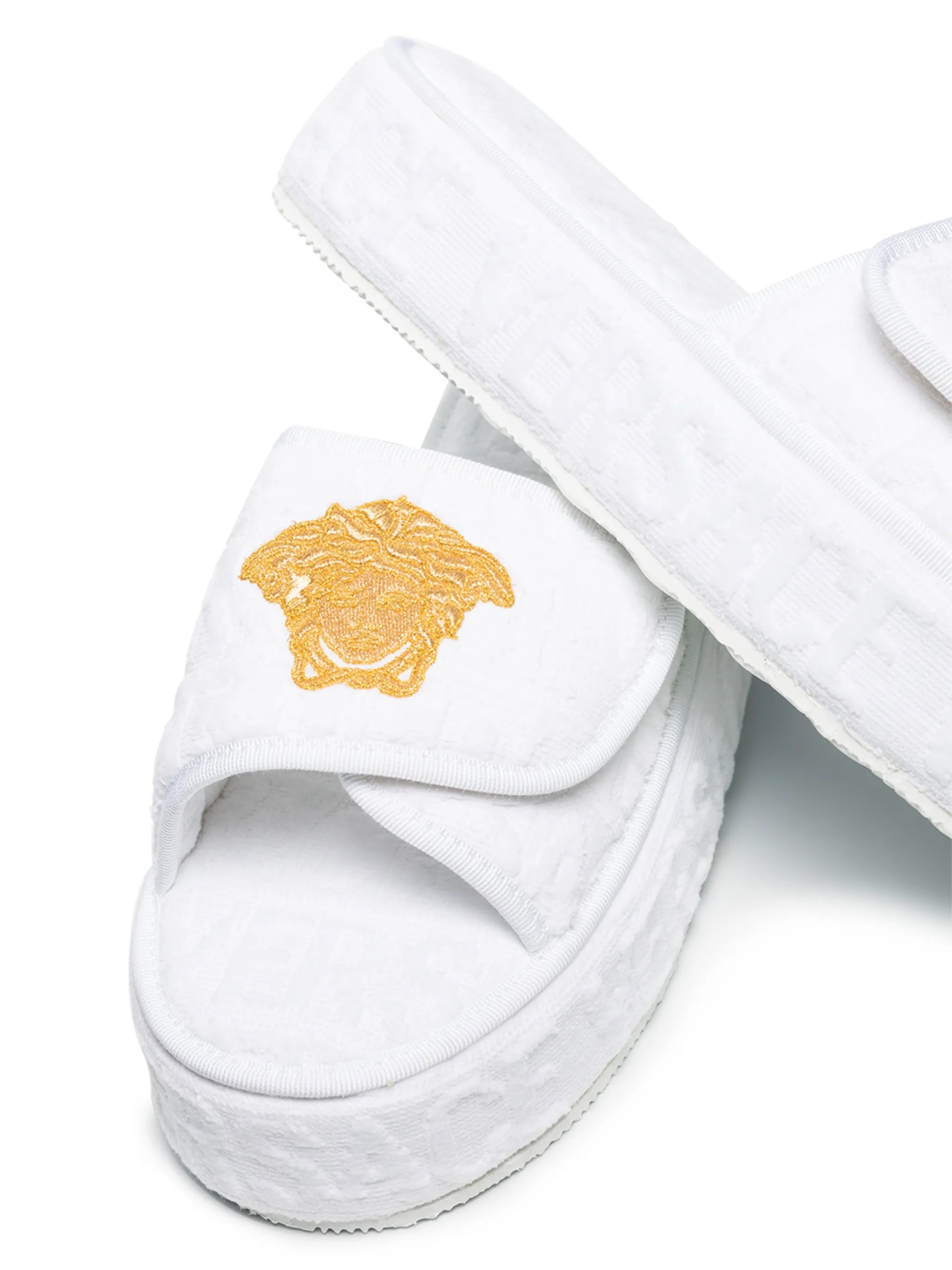 Medusa Head platform slippers