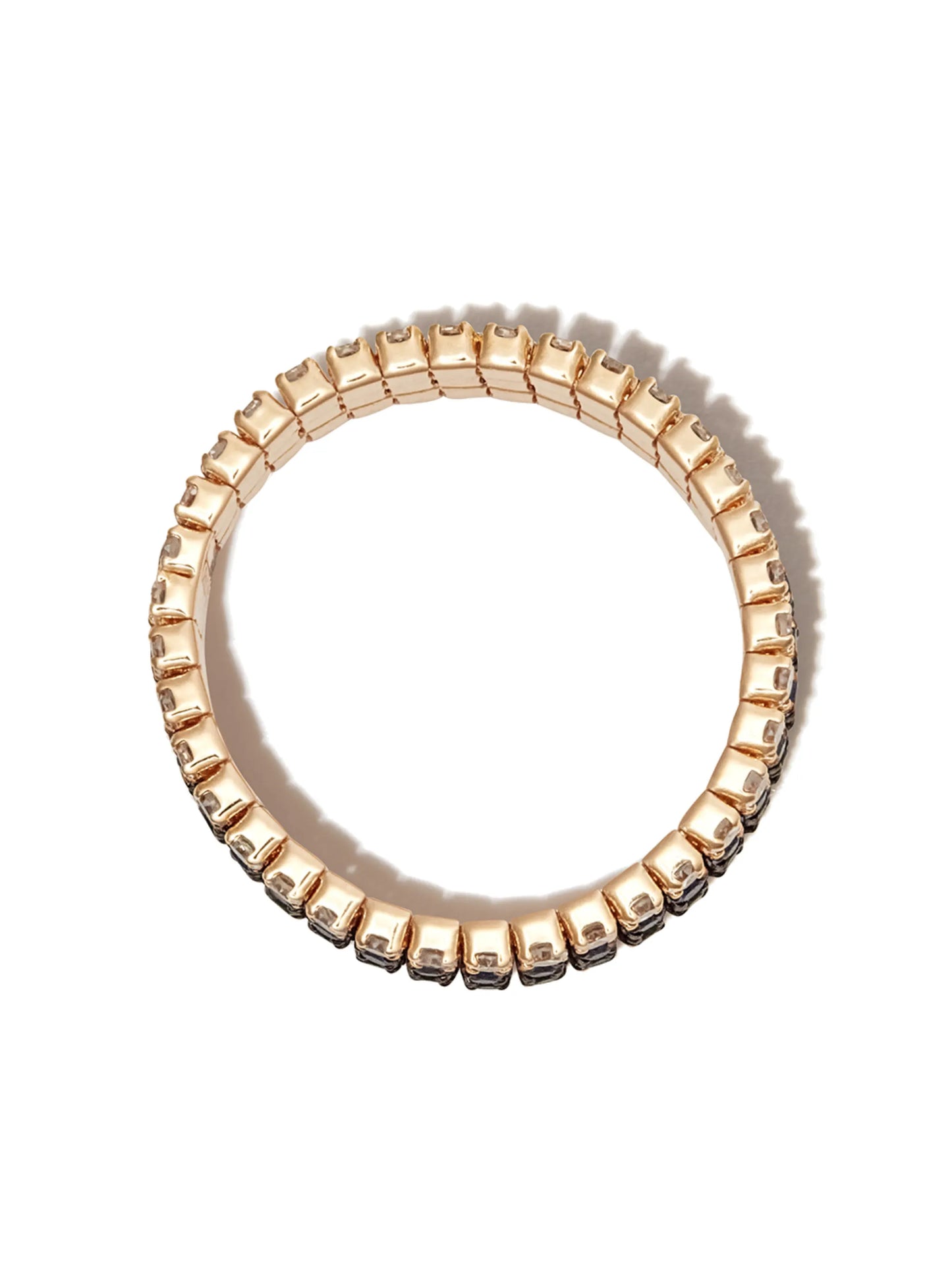 18K yellow gold multi-stone ring