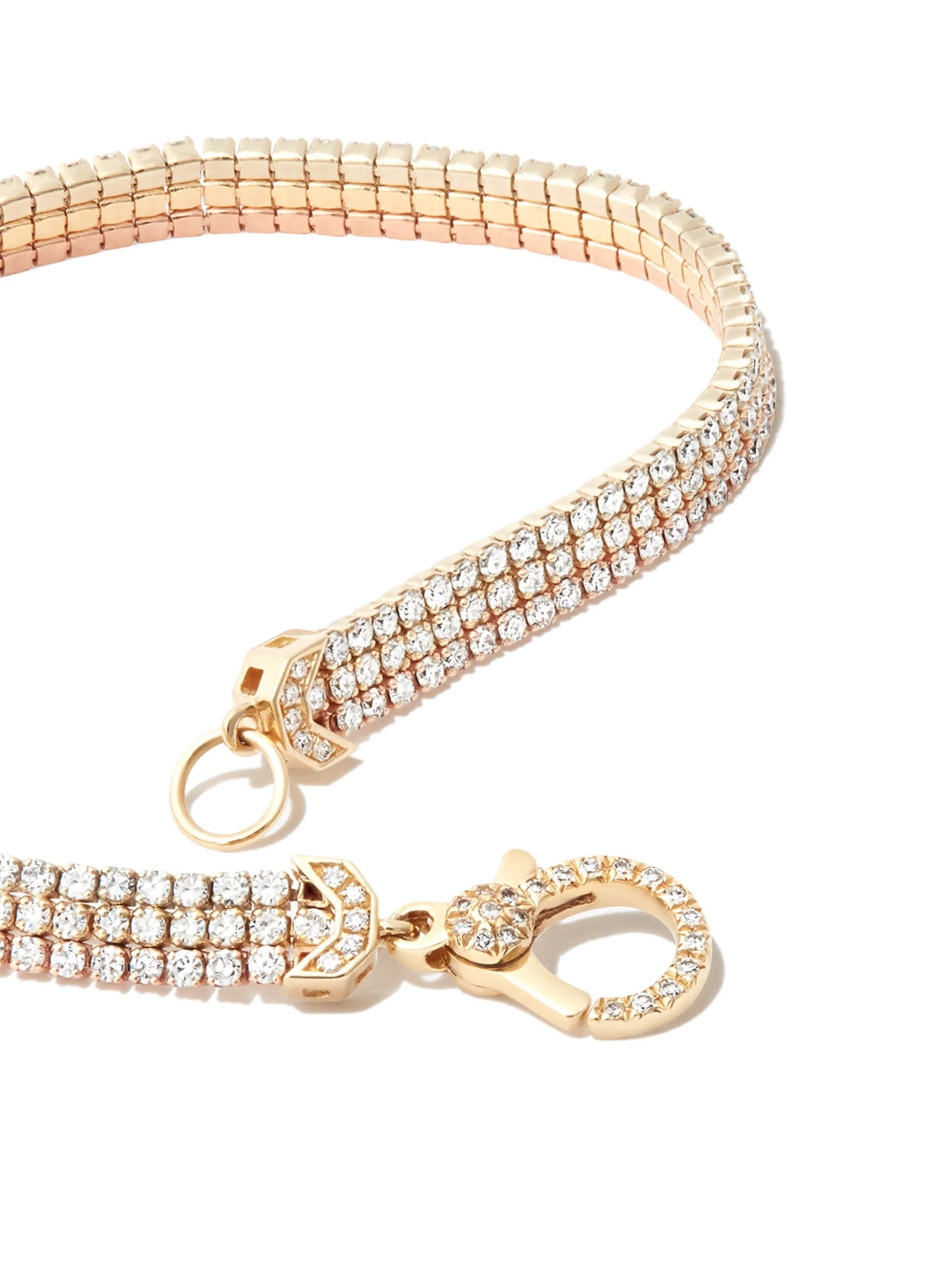 18kt yellow gold diamond bracelet