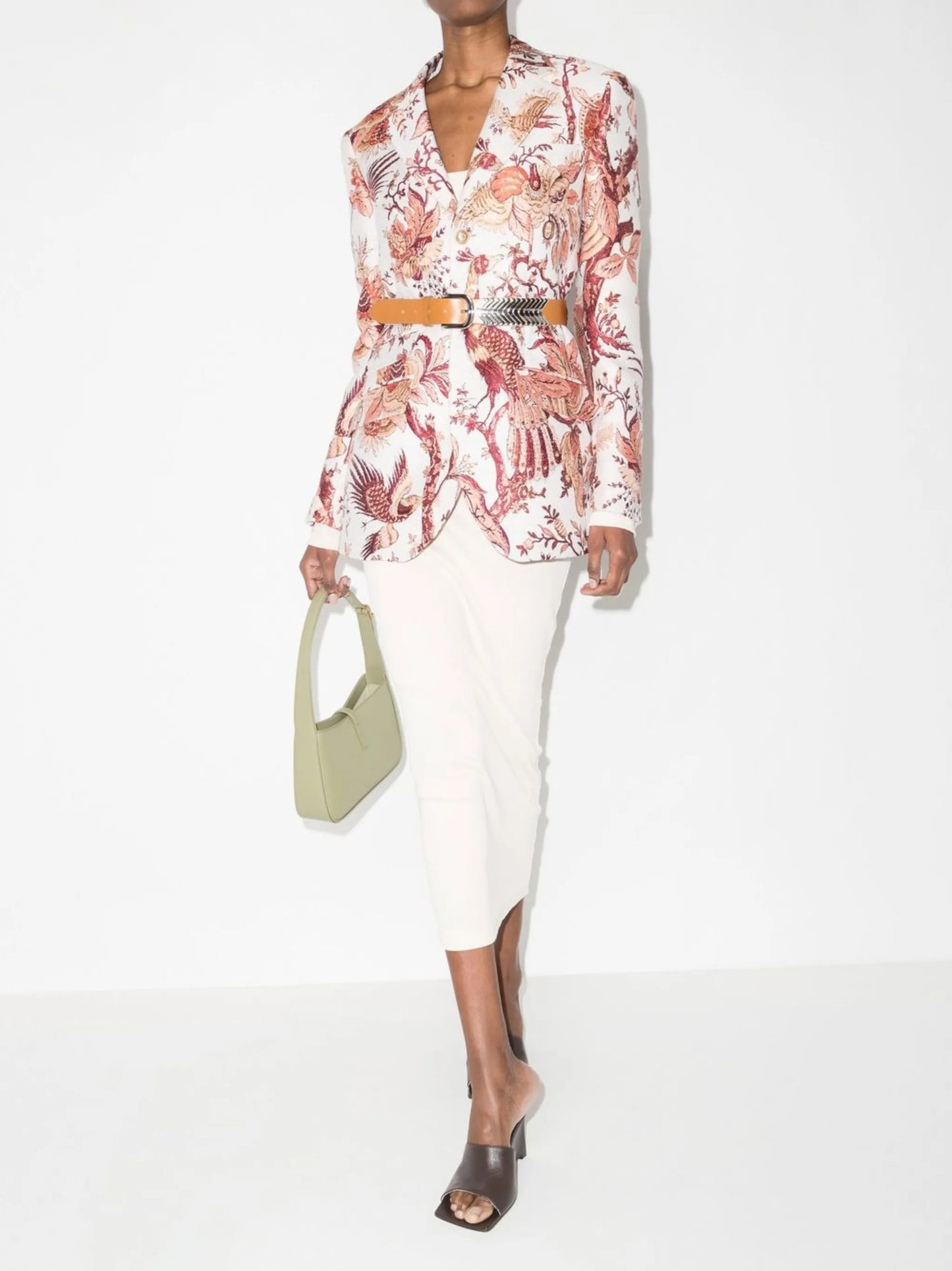 Tree of Life jacquard blazer