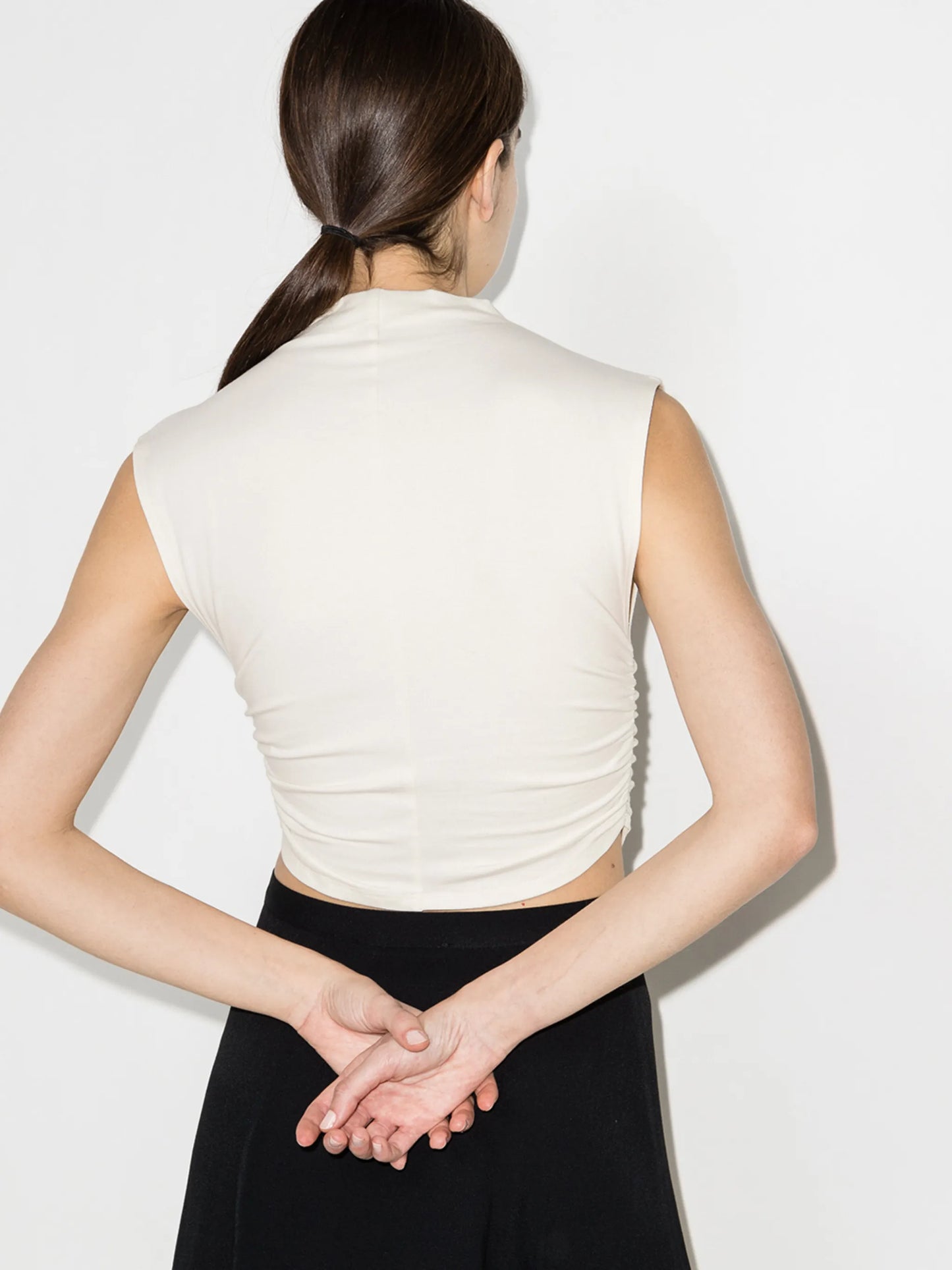 Lindy organic cotton crop top
