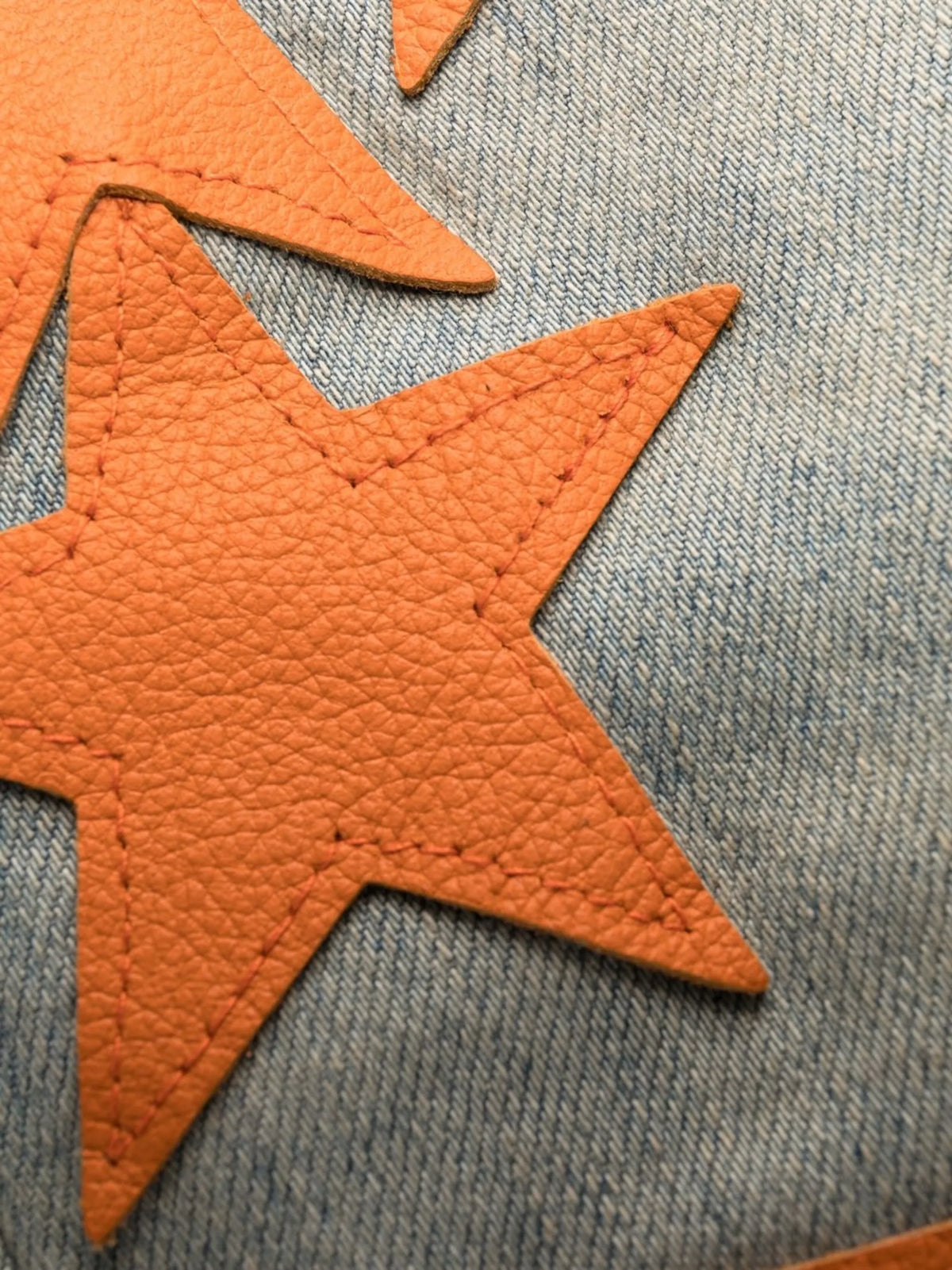 star-patch skinny jeans