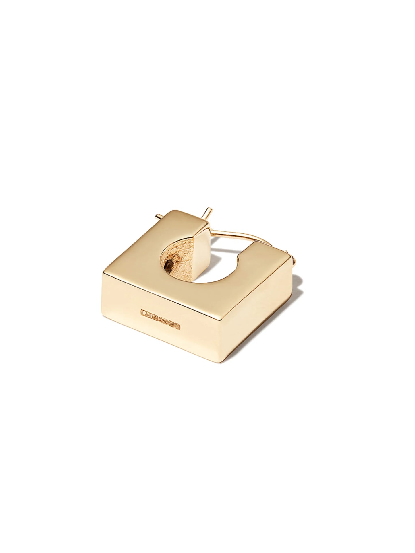 14kt yellow gold earring
