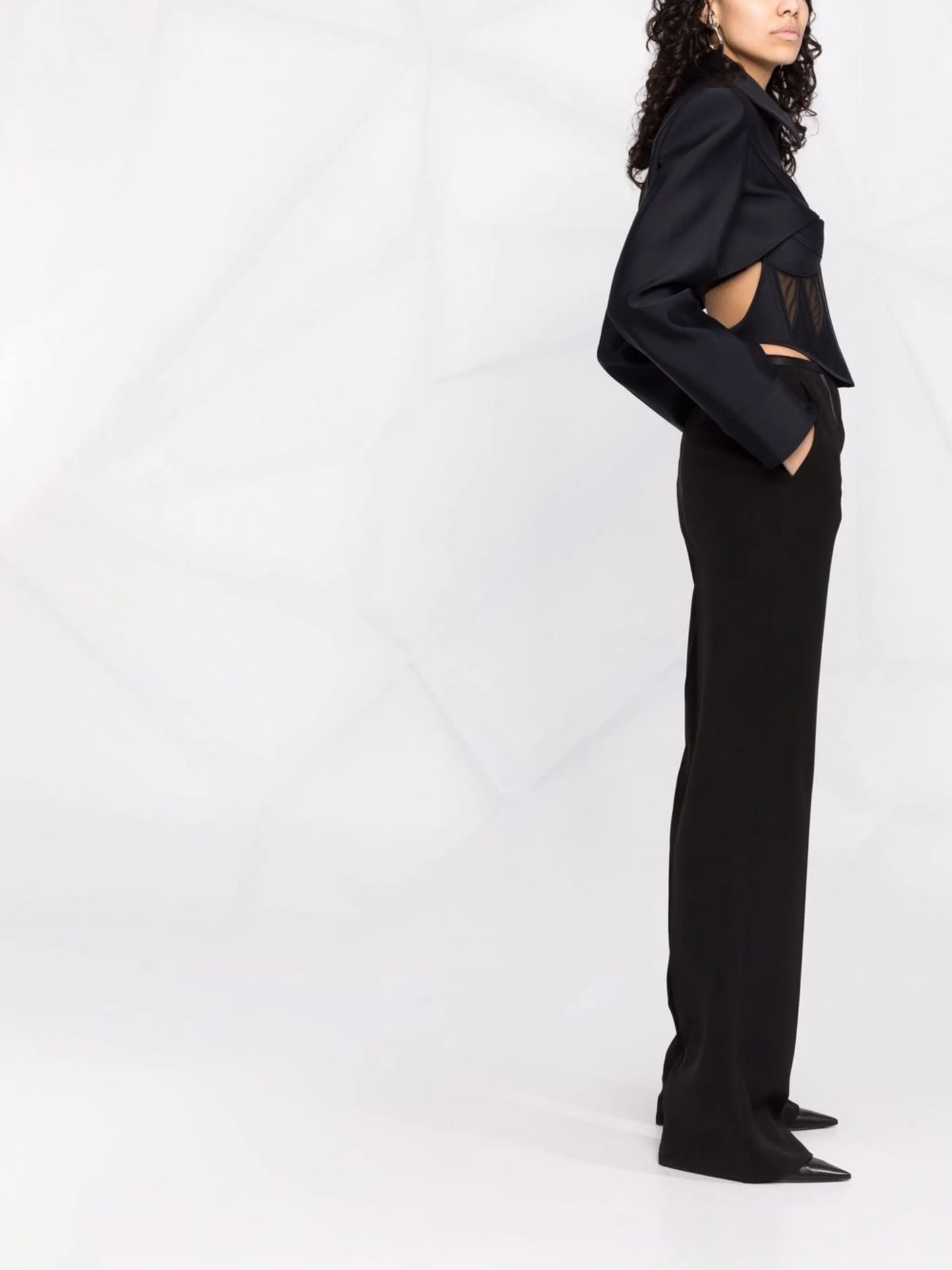 corset-inspired jacket