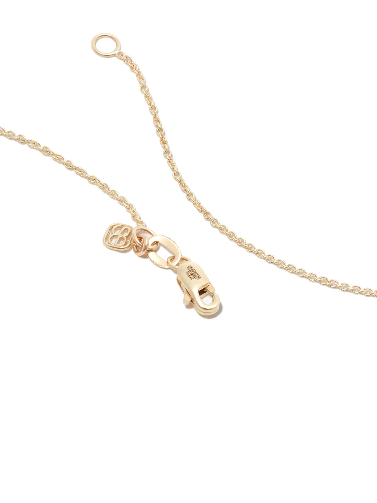 14kt yellow gold Evil Eye diamond and turquoise necklace