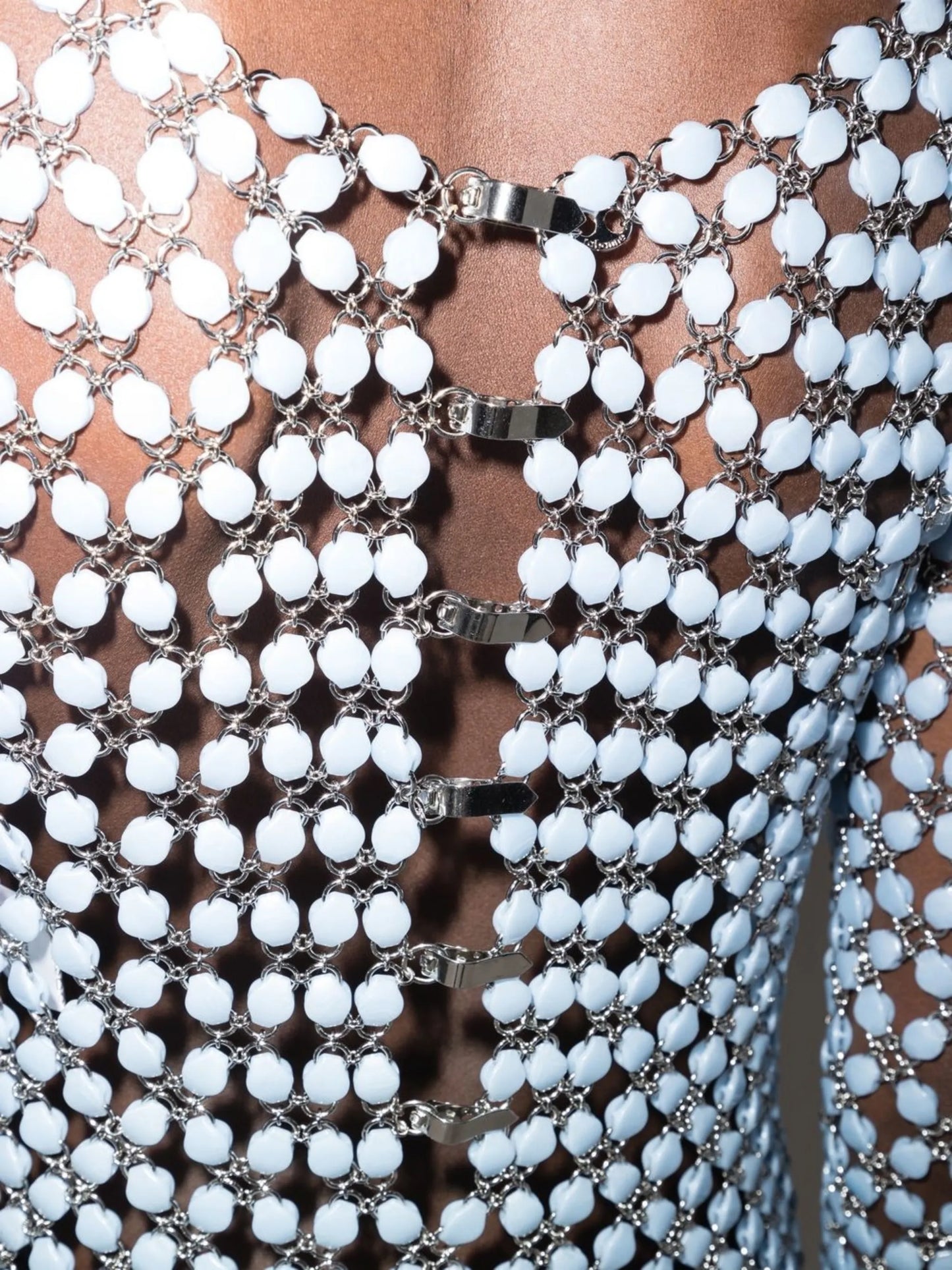 embellished mini dress