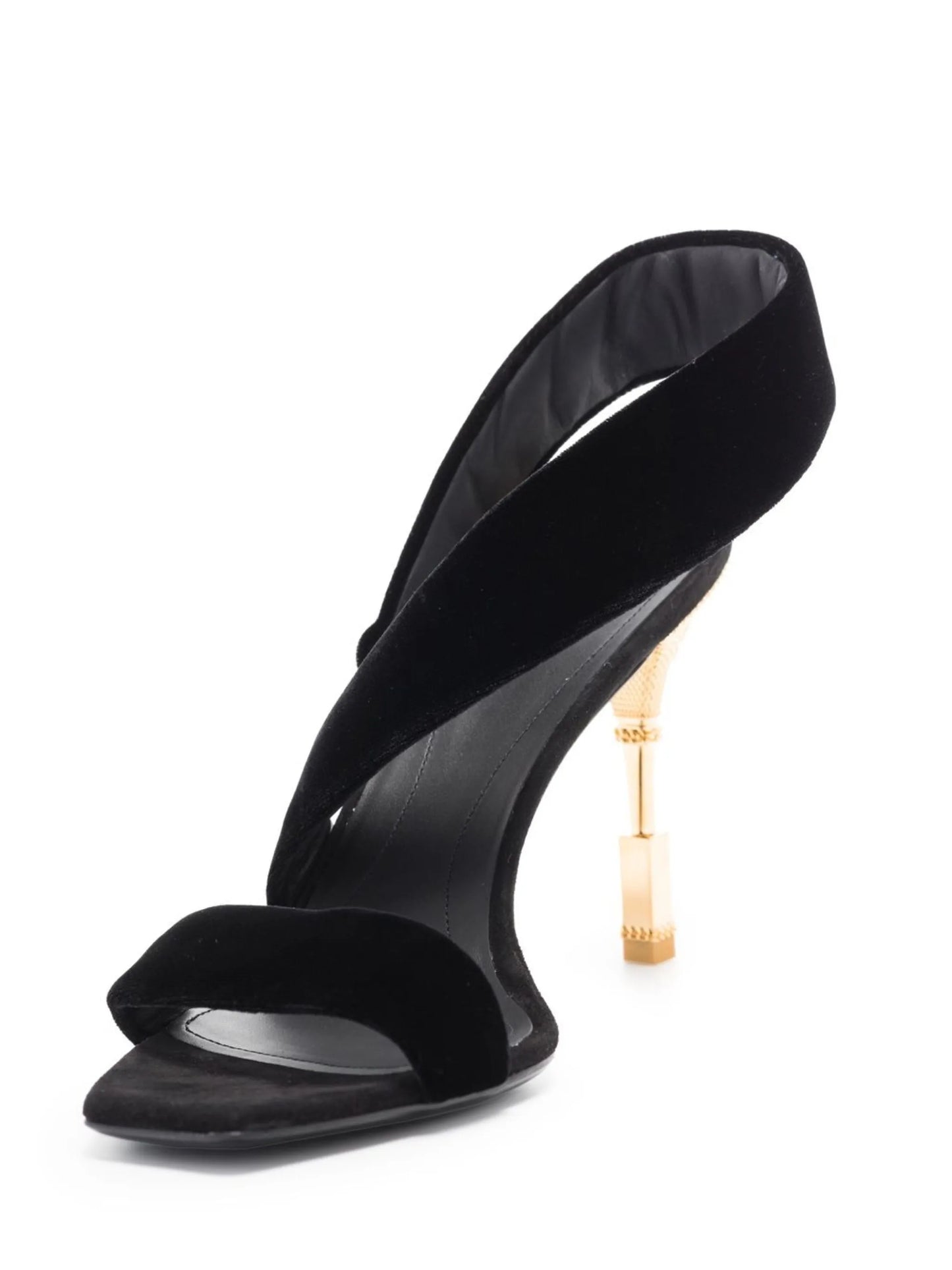 open-toe strap-detail sandals