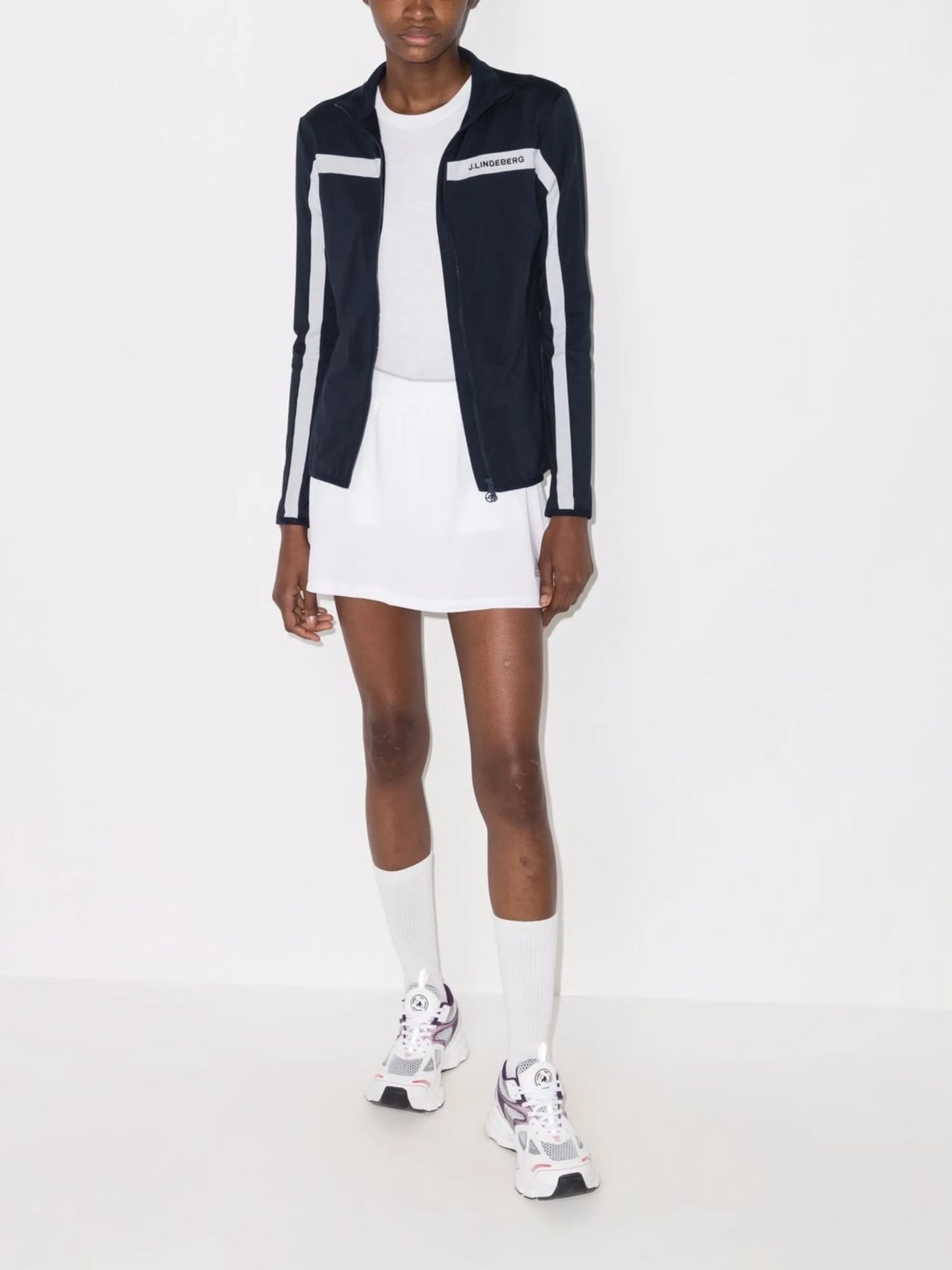 striped detail track jacket