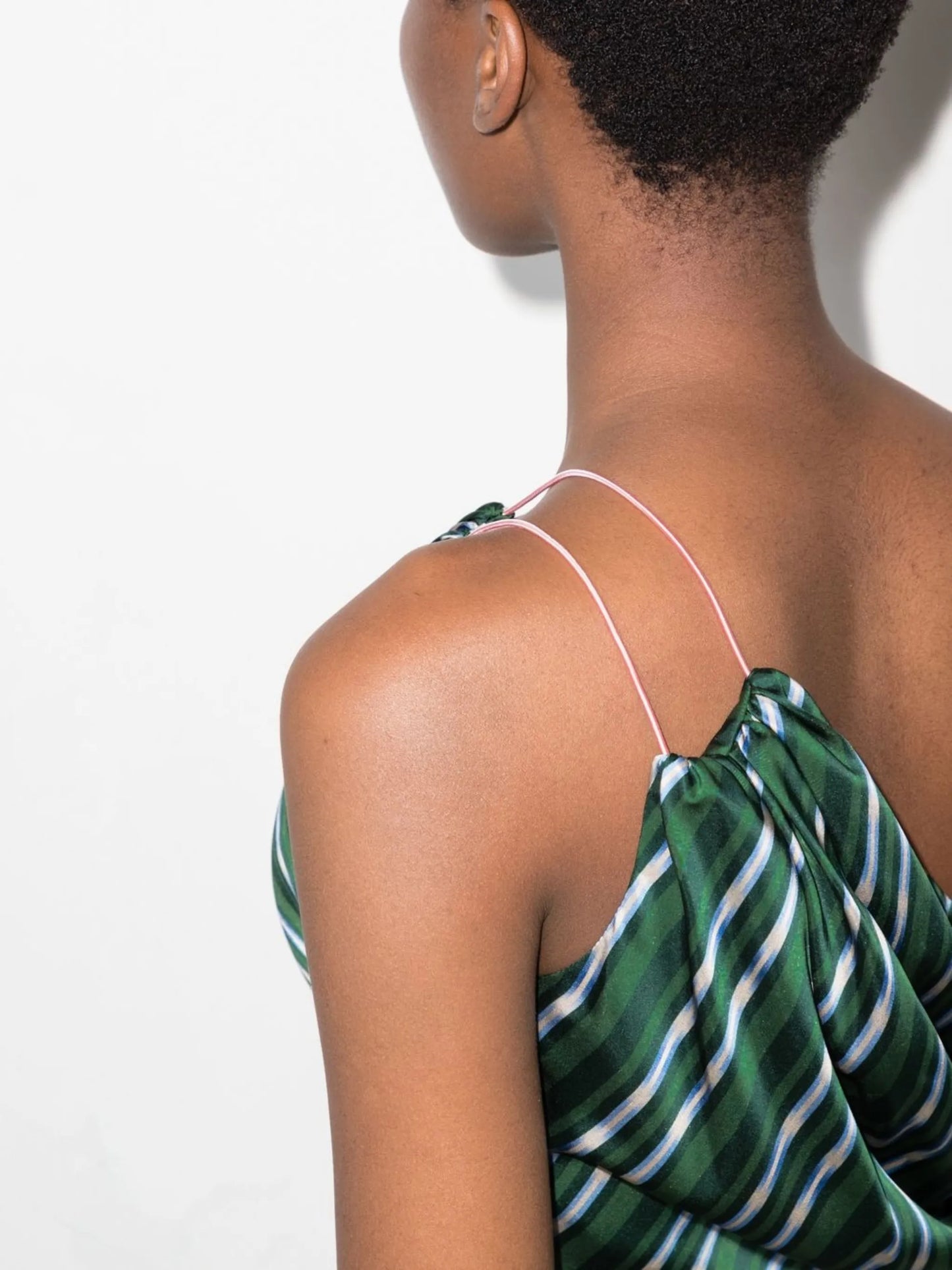x Browns Deva draped crop top