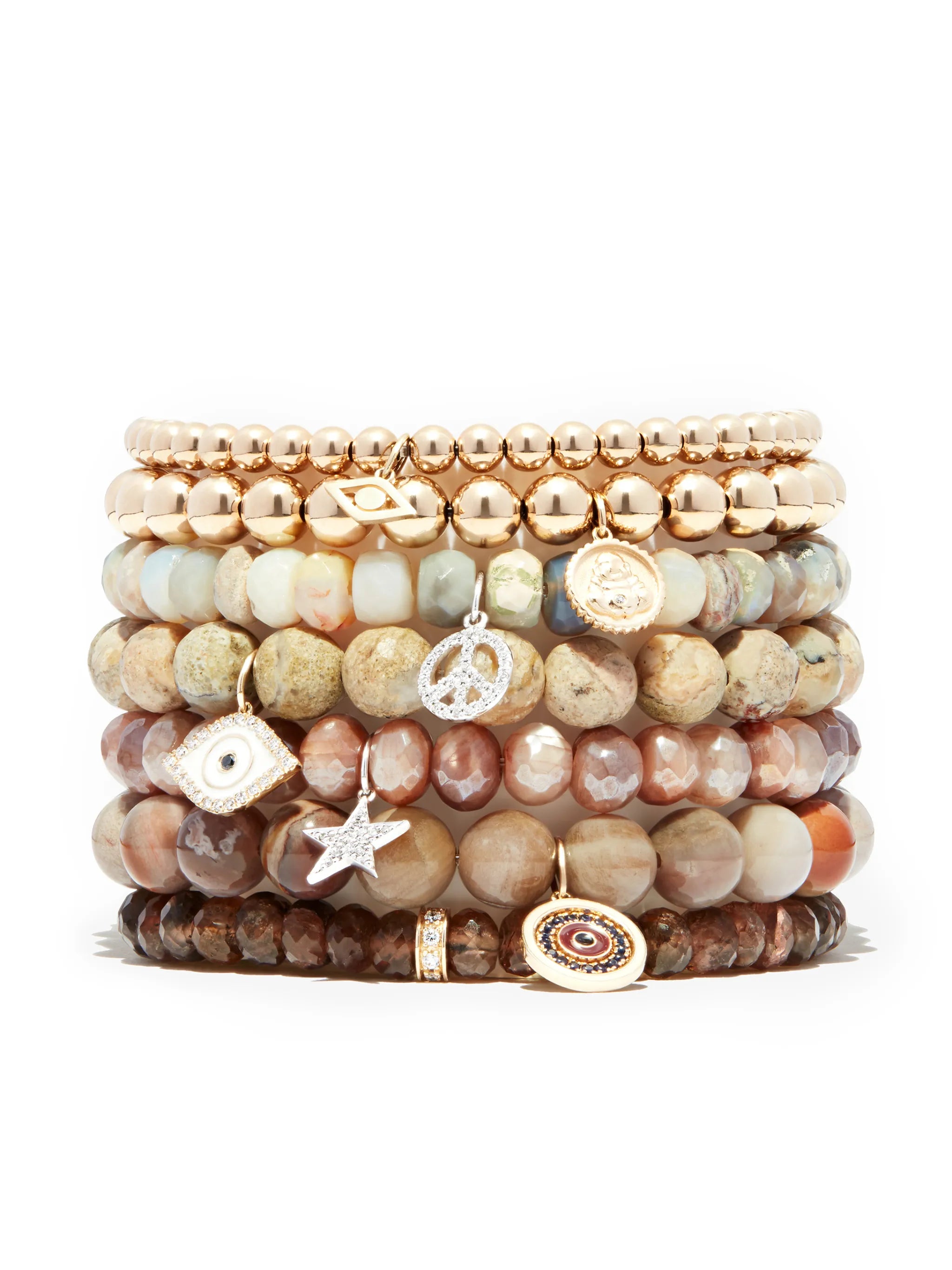 14kt yellow gold andalucite bracelet