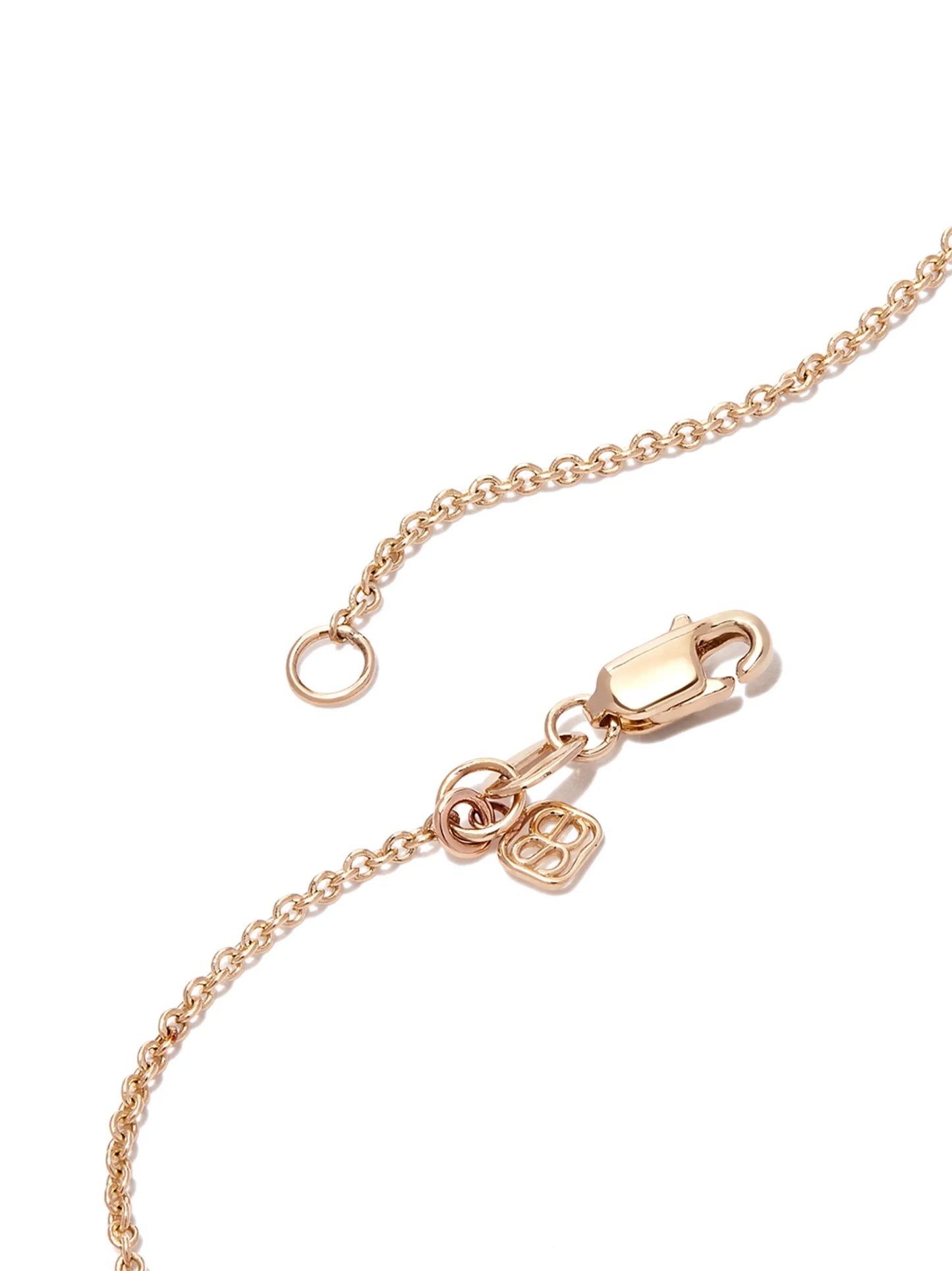 14kt yellow gold Pavé Fringe diamond necklace