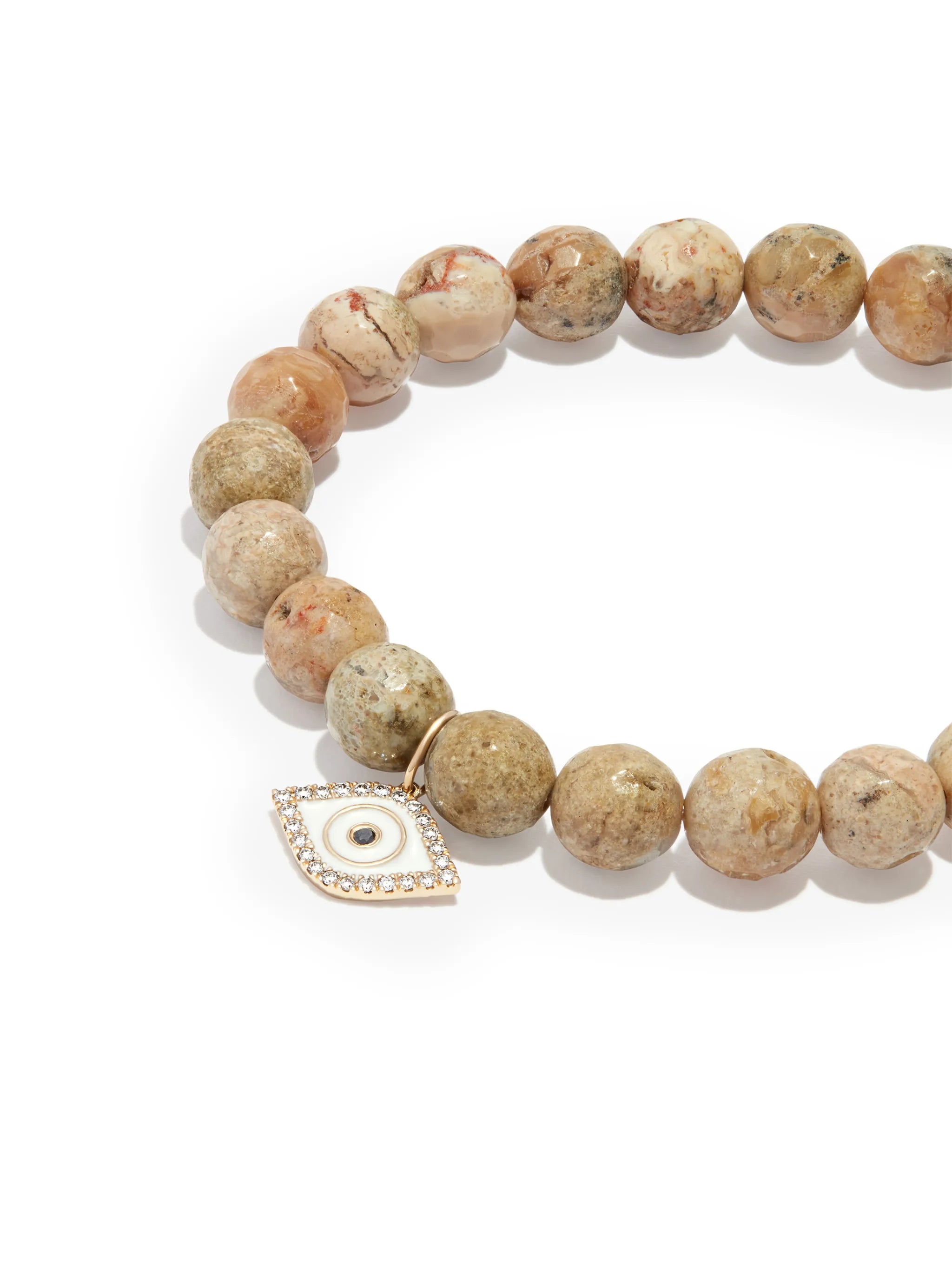 14kt yellow gold opal and diamond bracelet