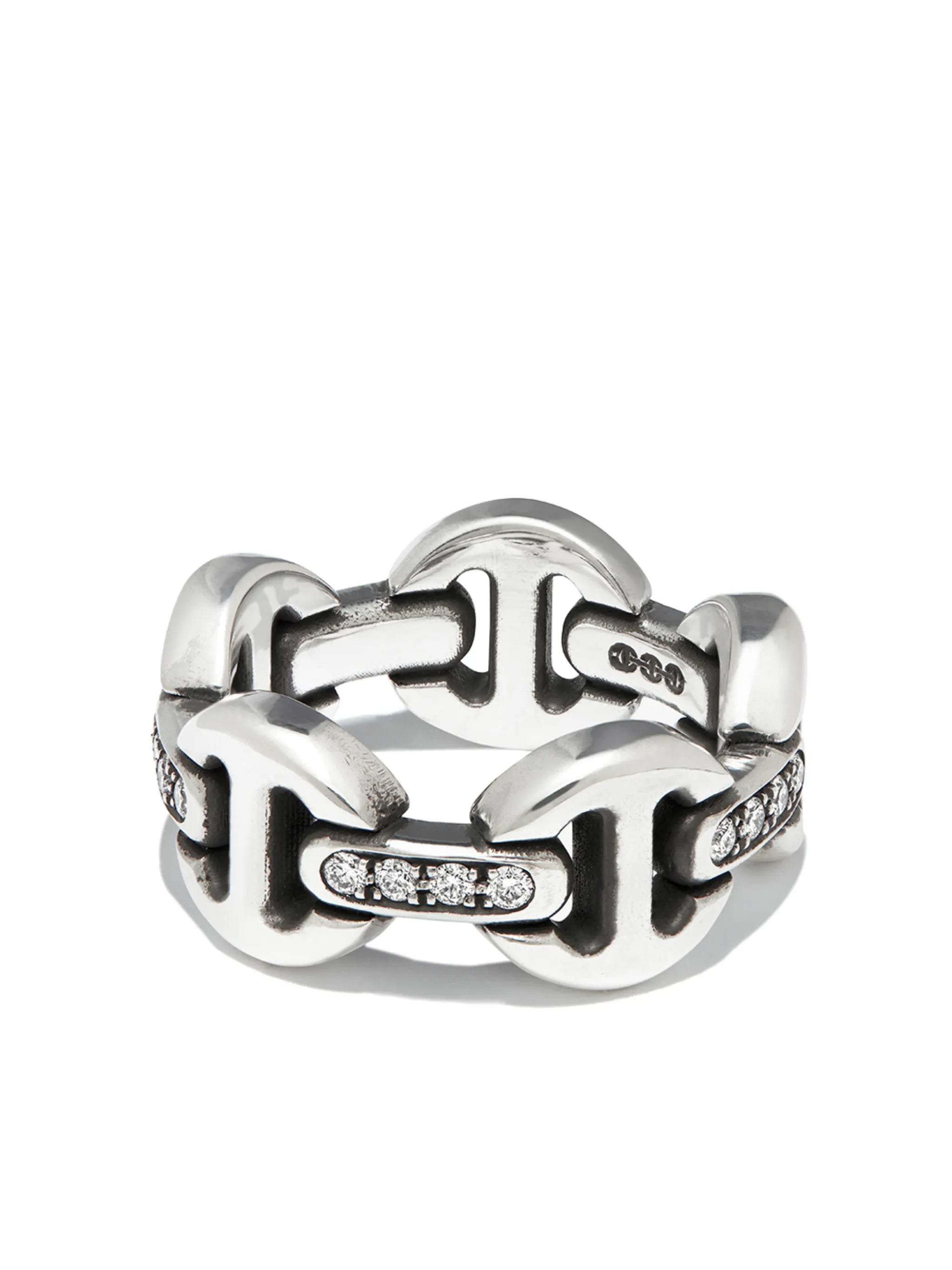 sterling silver Dame diamond ring