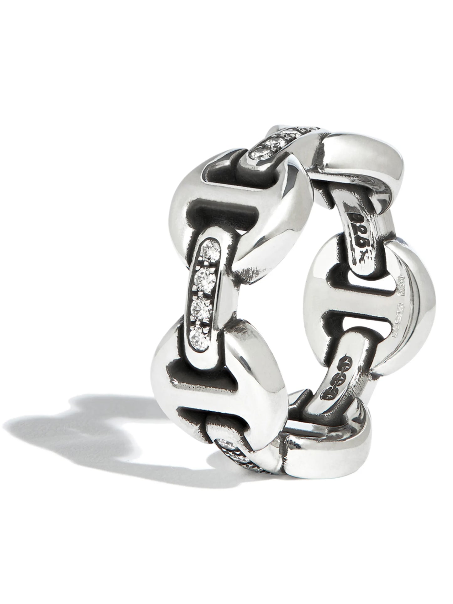 sterling silver Dame diamond ring