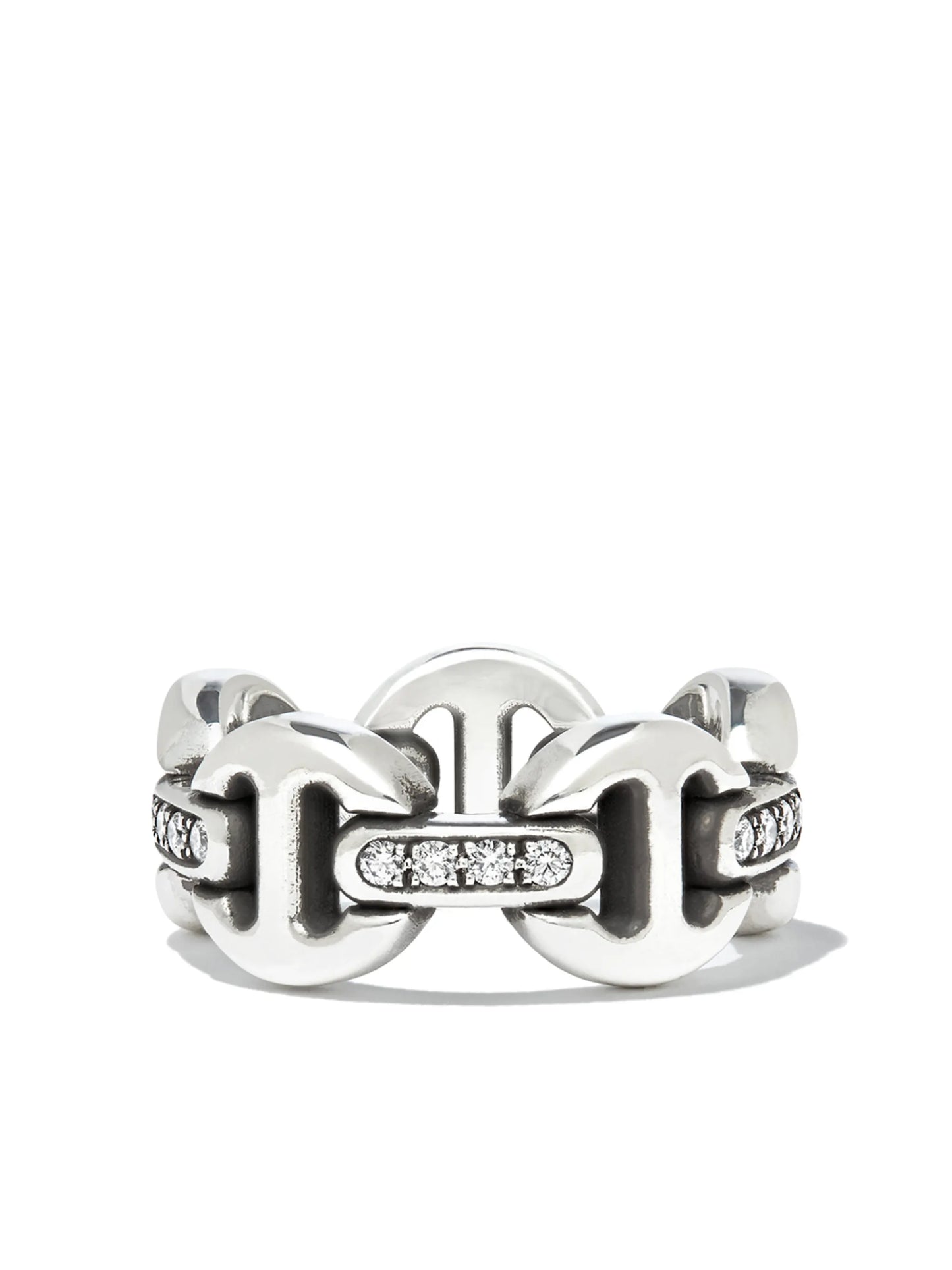 sterling silver Dame diamond ring
