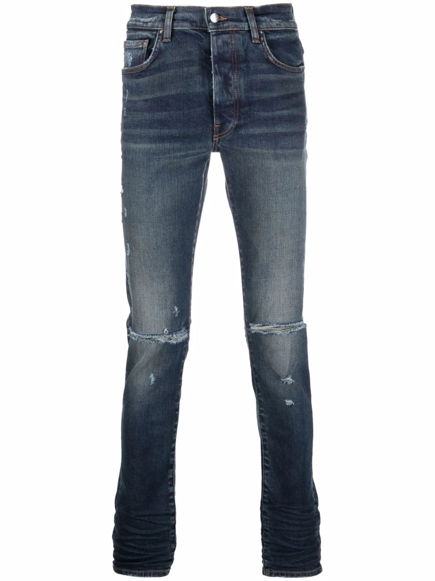 faded-effect skinny jeans