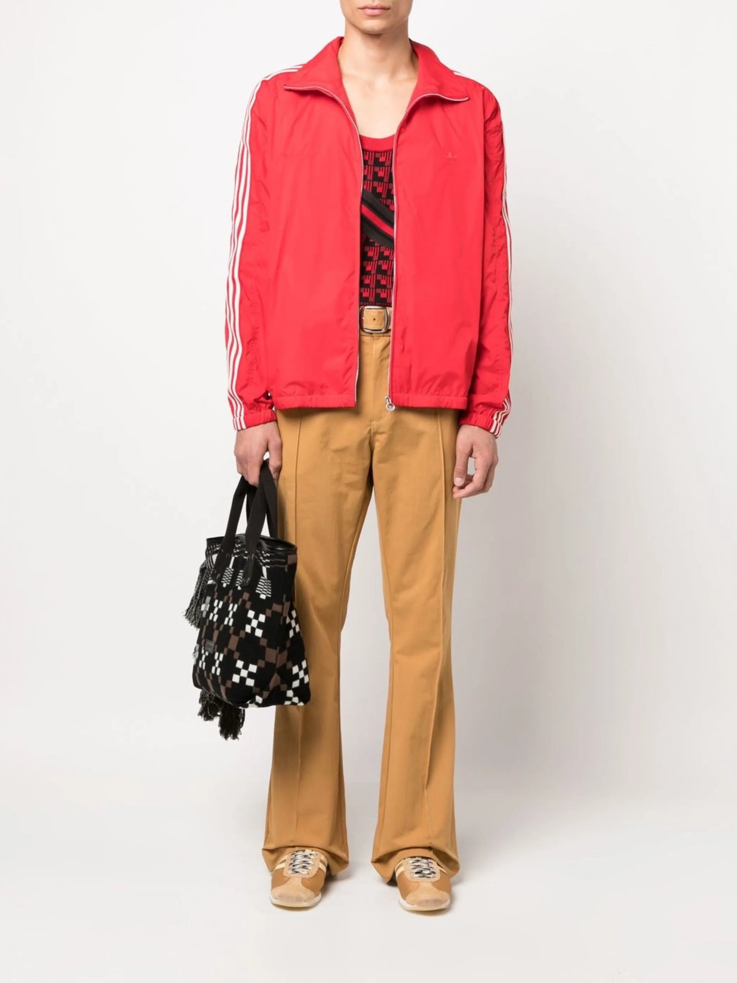 x Wales Bonner zip-front jacket