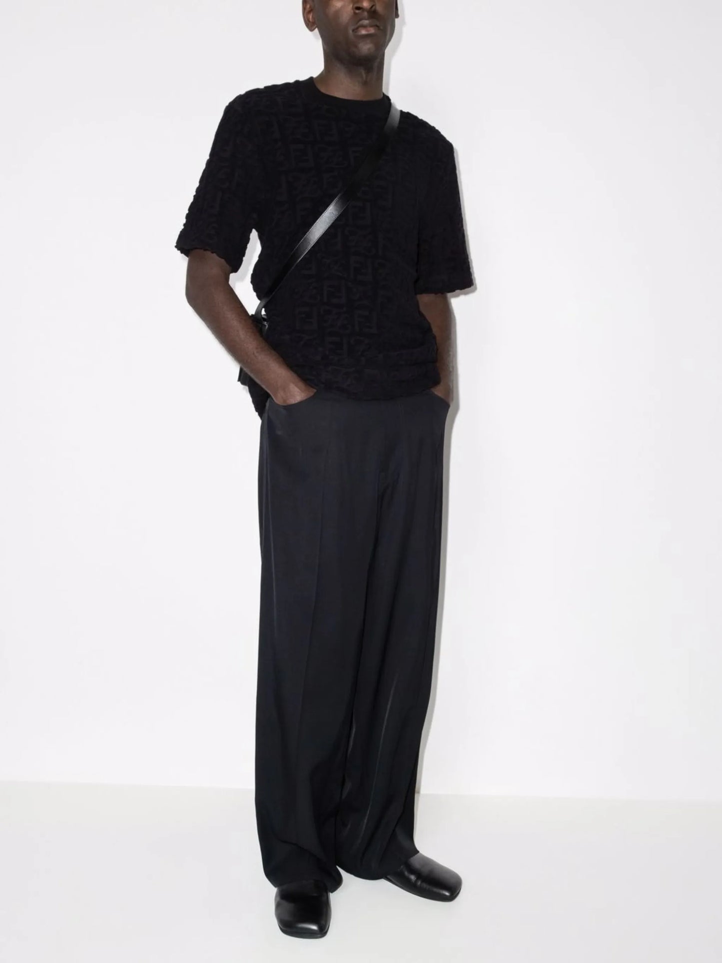 FF Karligraphy jacquard T-shirt