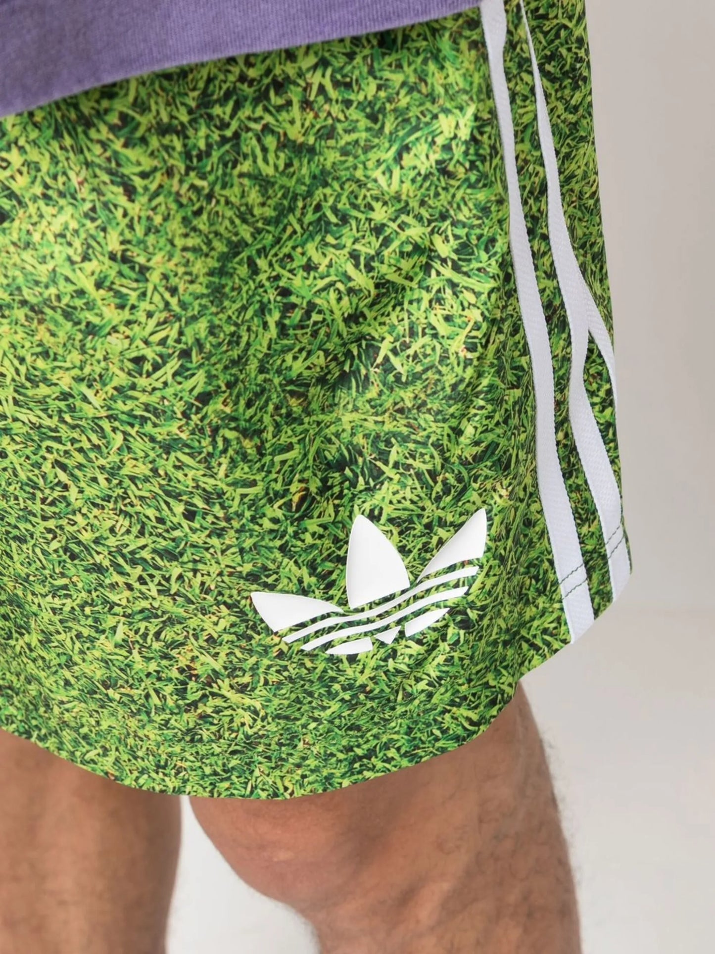 x Kerwin Frost grass-print track shorts