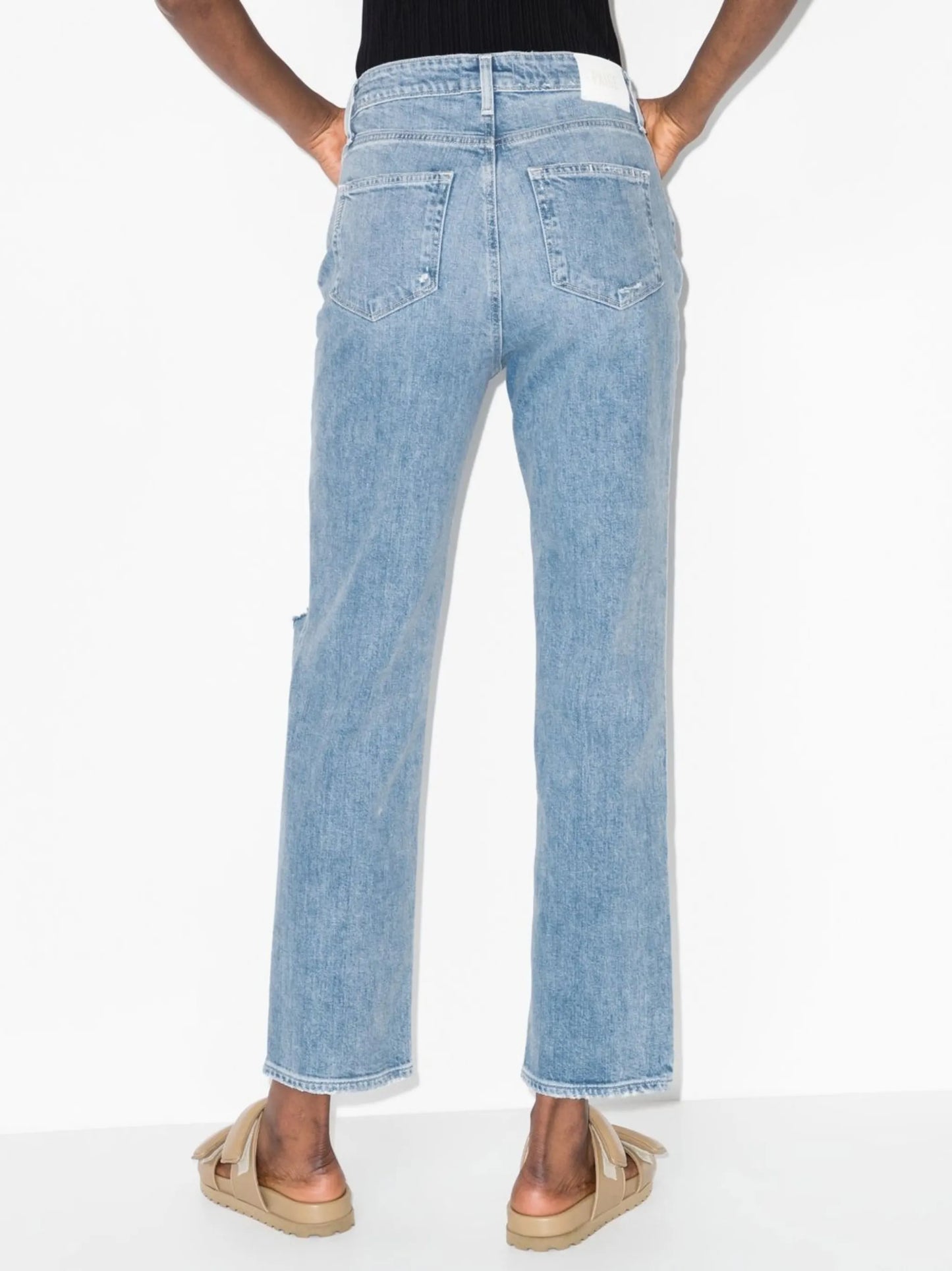 Noella high-waisted straight leg jeans