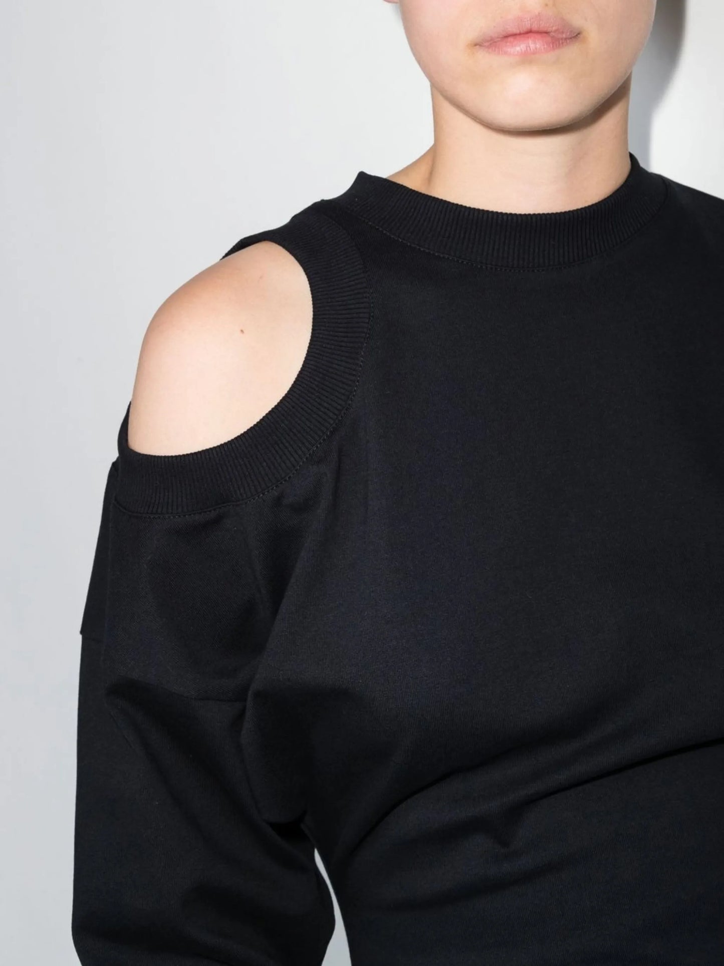 asymmetric organic-cotton dress
