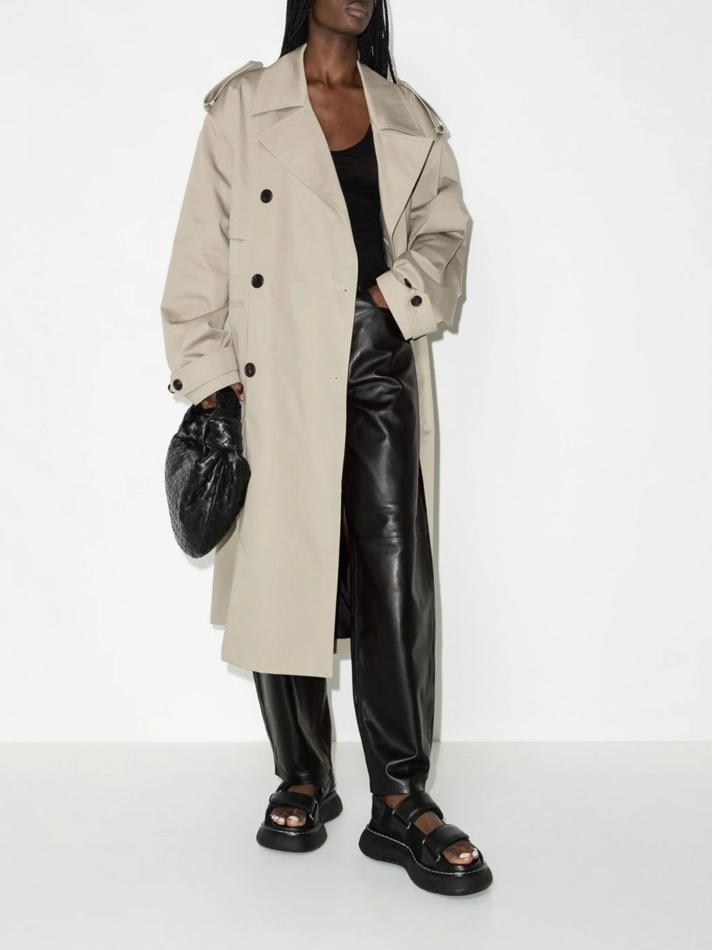 Chamomile high-waist trousers