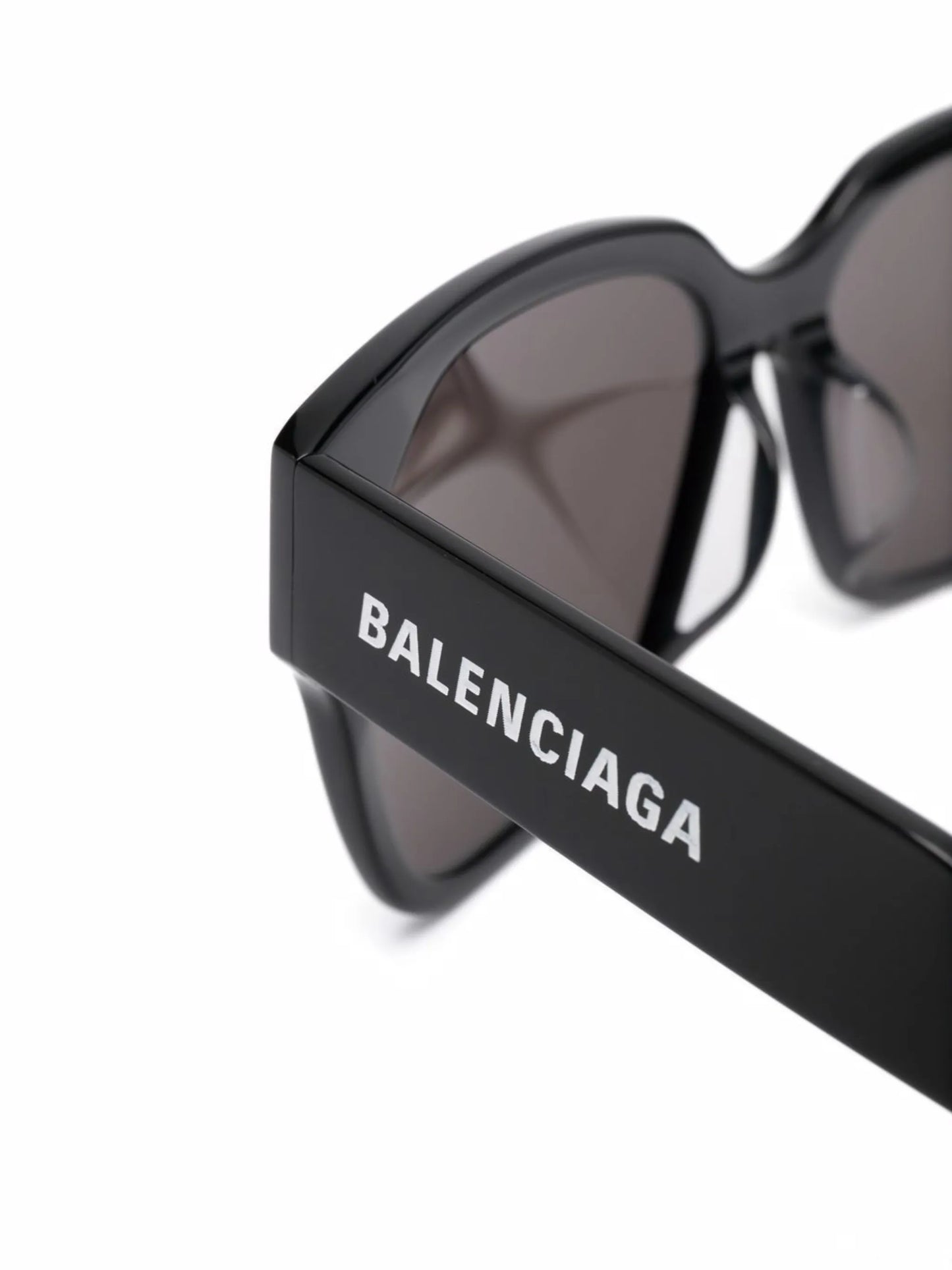 logo-print square-frame sunglasses